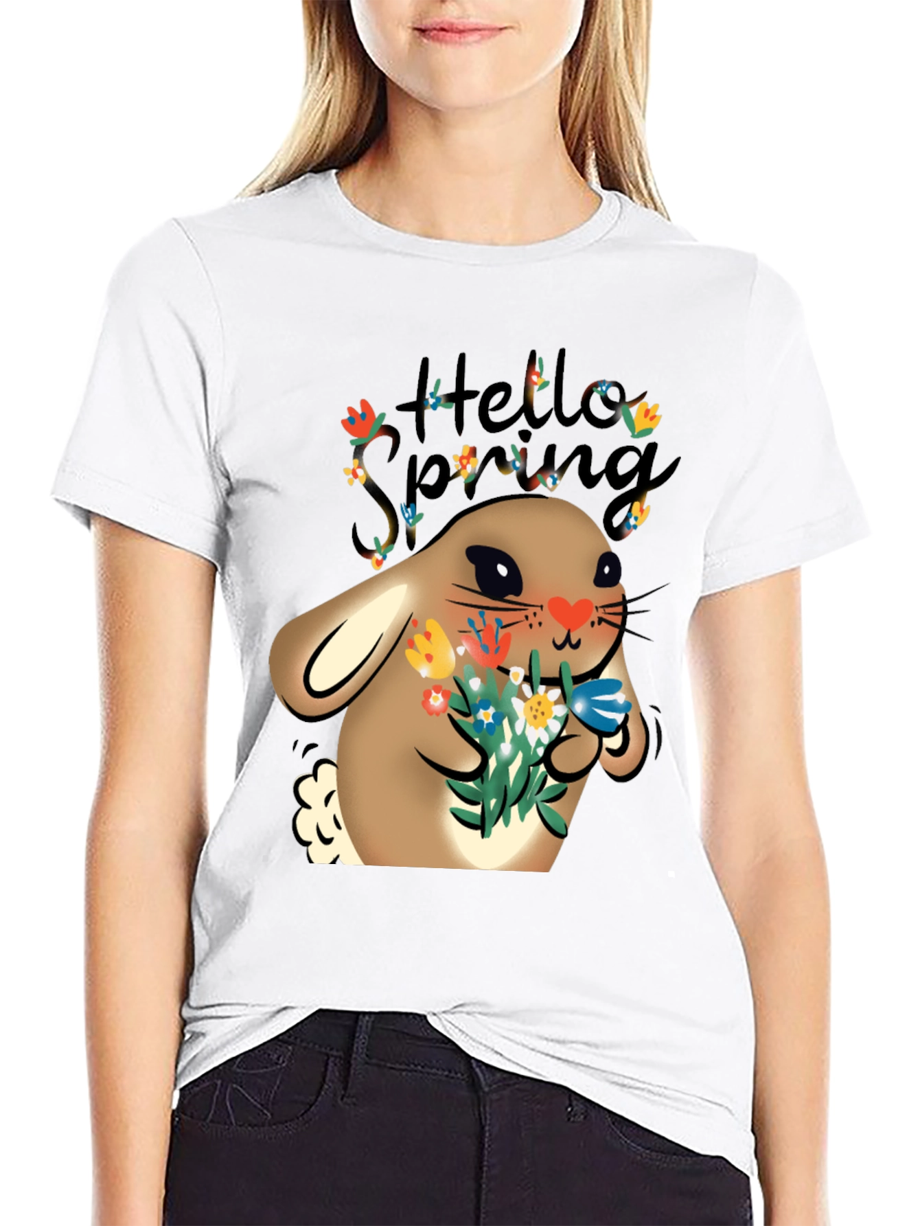 Cute Bunny Spring T-Shirt