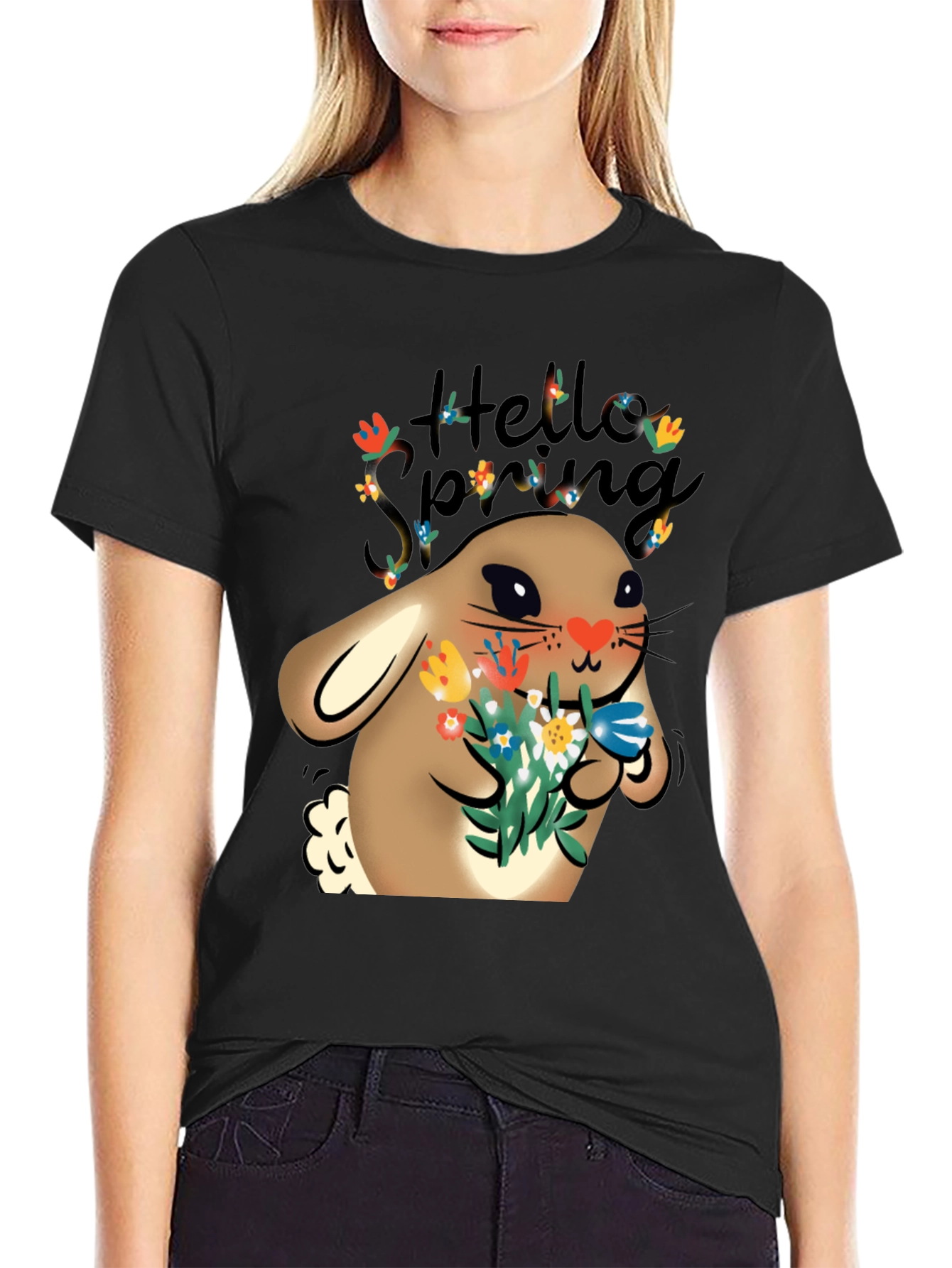 Cute Bunny Spring T-Shirt