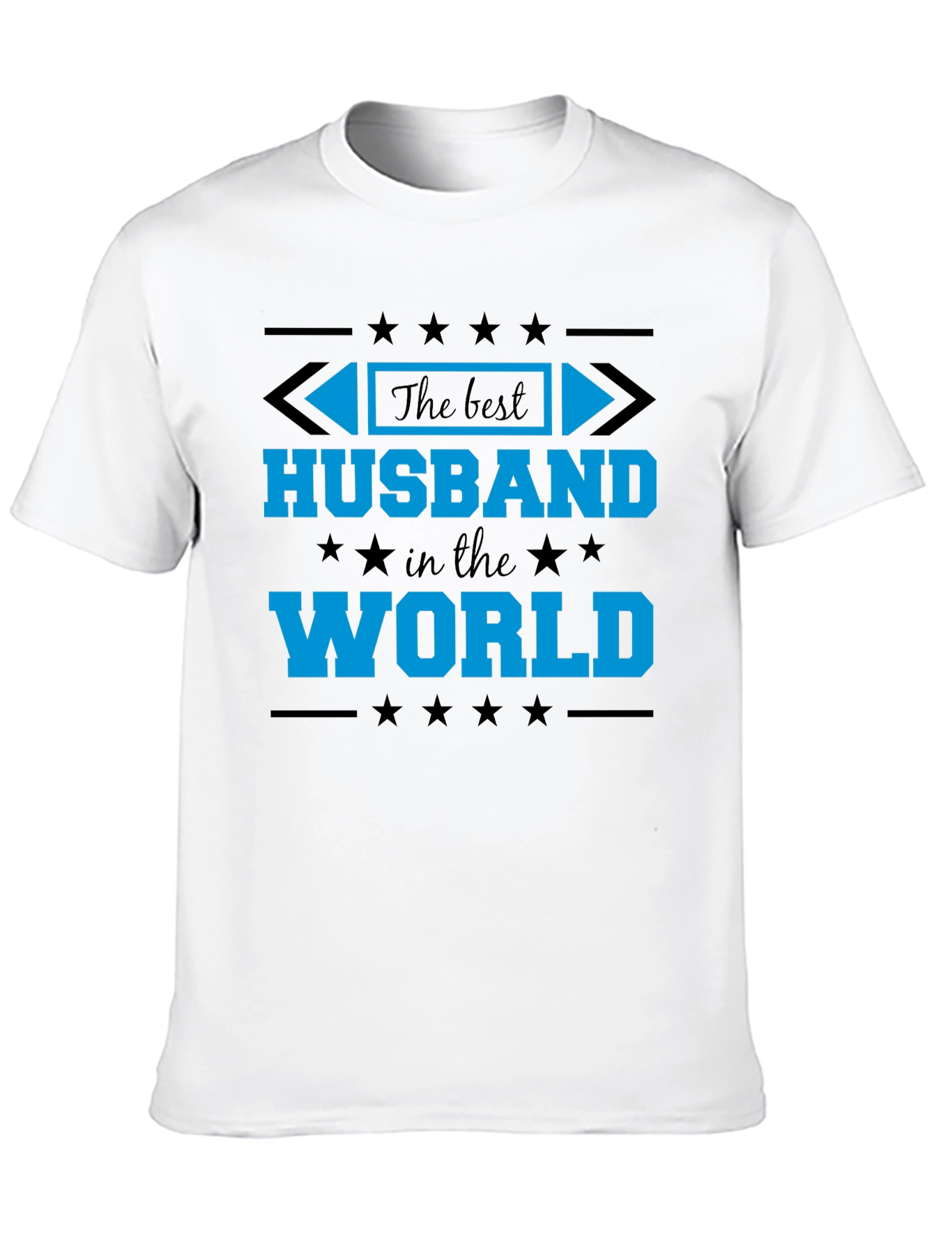 Best Husband in the World Black T-Shirt