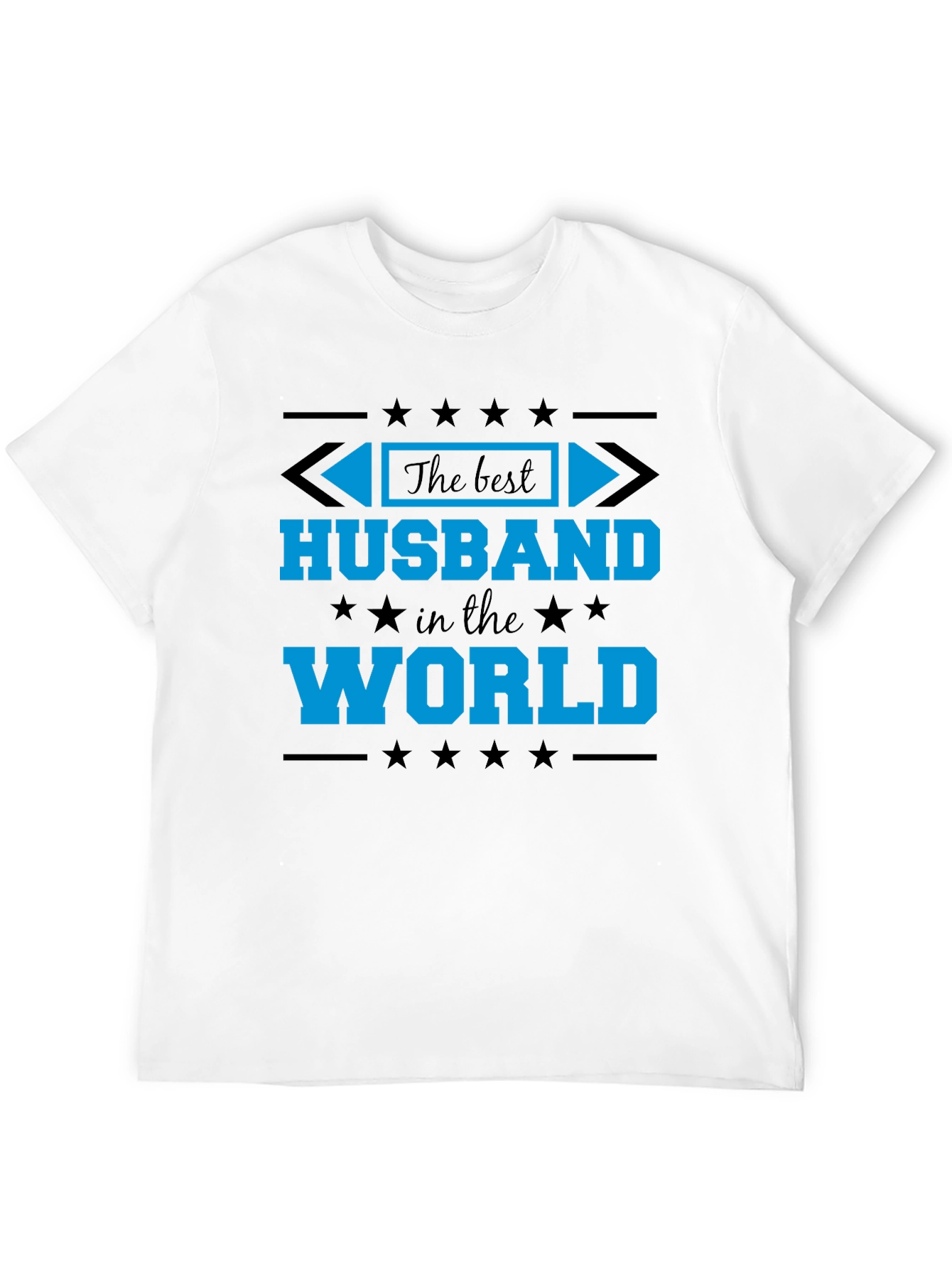 Best Husband in the World Black T-Shirt