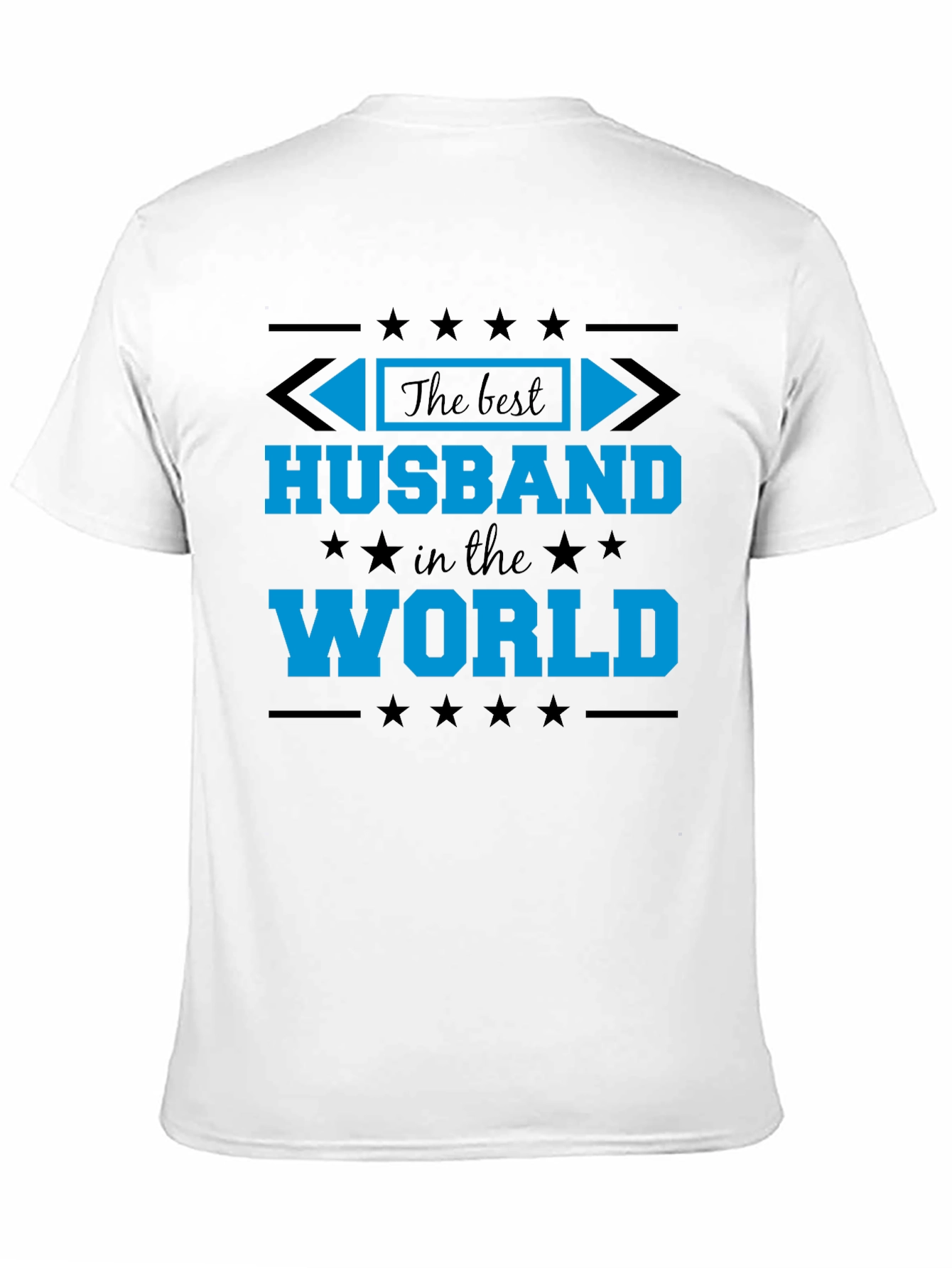 Best Husband in the World Black T-Shirt