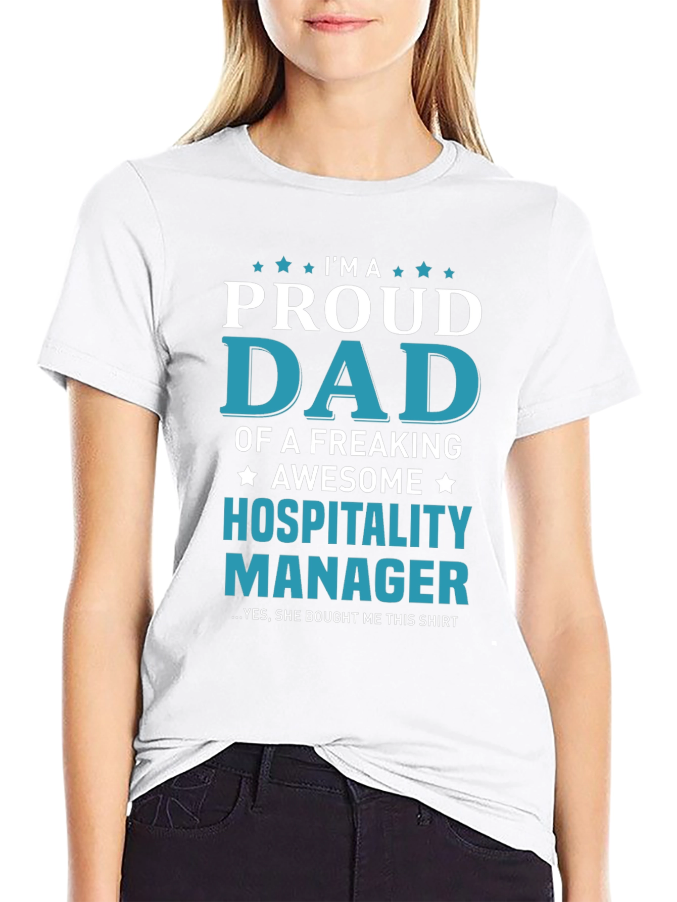 Proud Dad of a Hospitality Manager T-Shirt