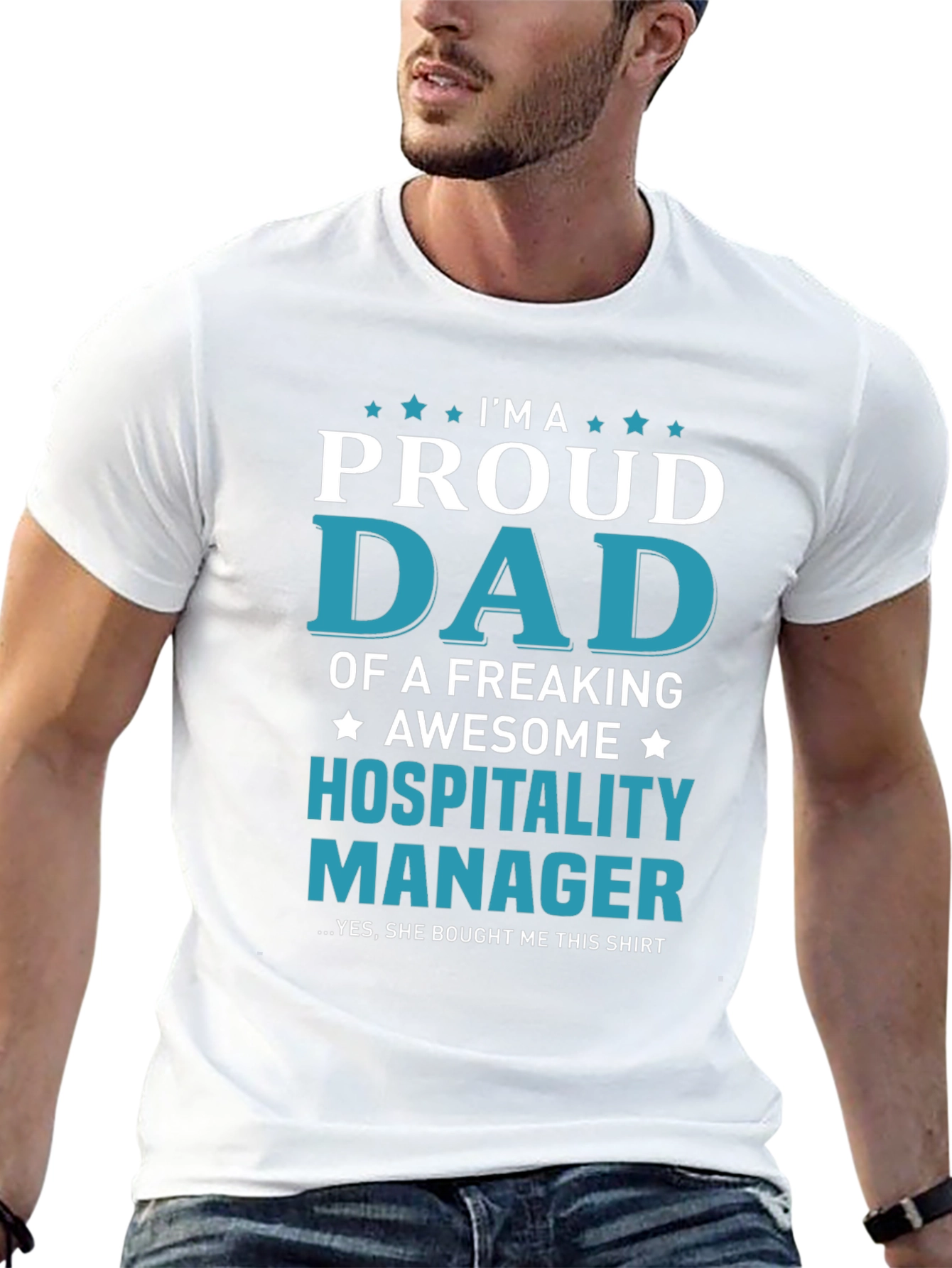 Proud Dad of a Hospitality Manager T-Shirt