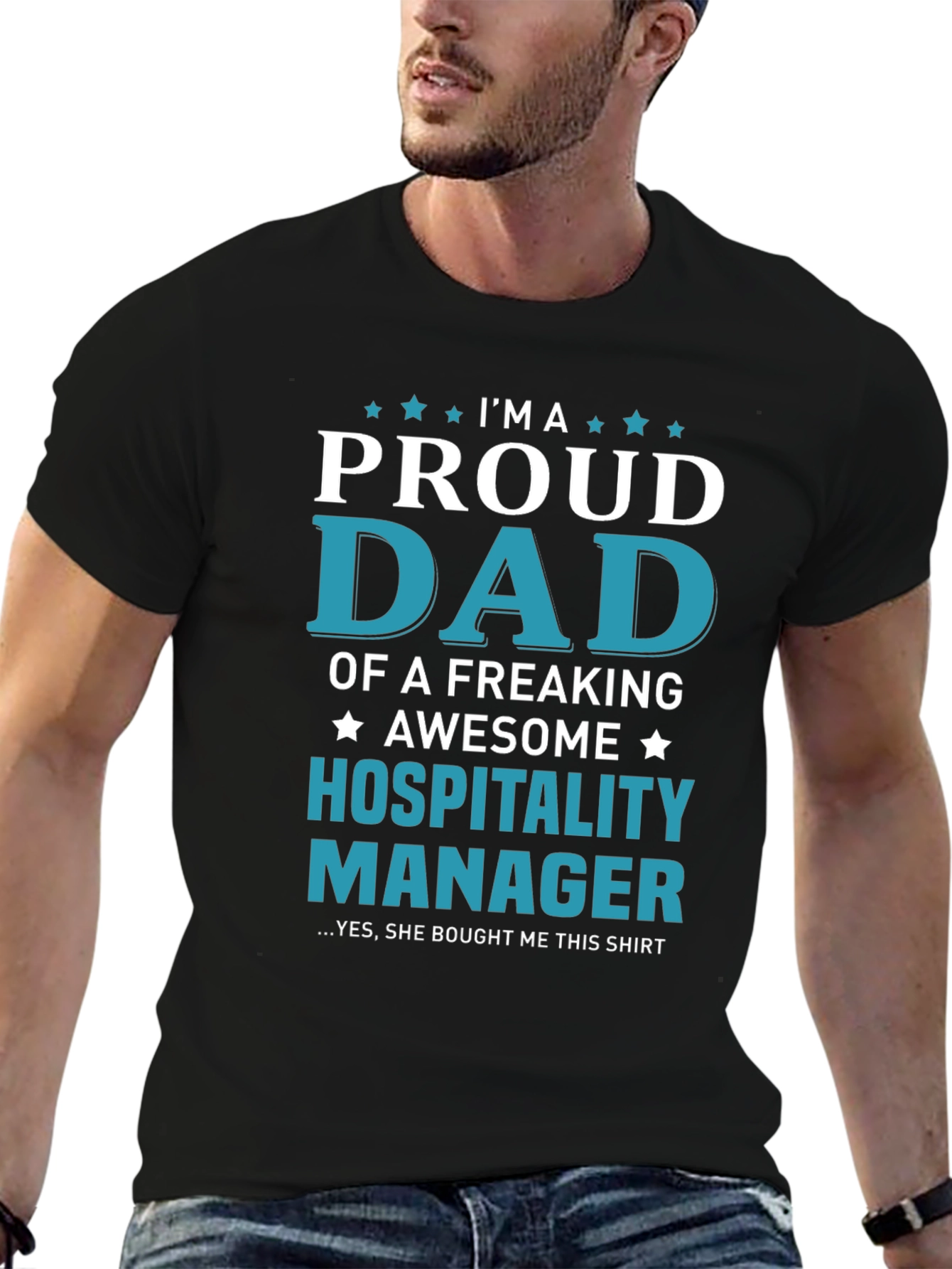 Proud Dad of a Hospitality Manager T-Shirt