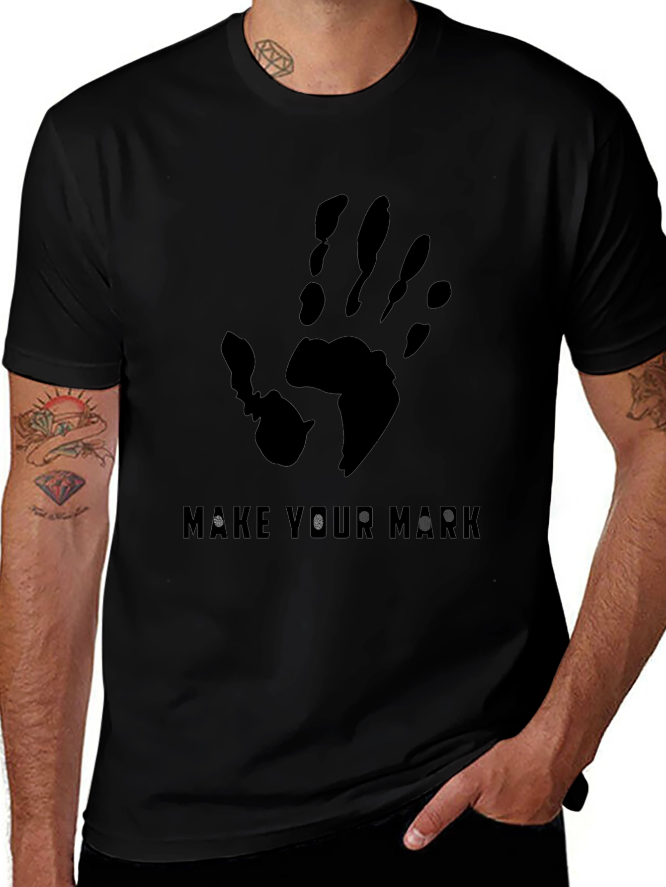 Make Your Mark Graphic T-Shirt - Black