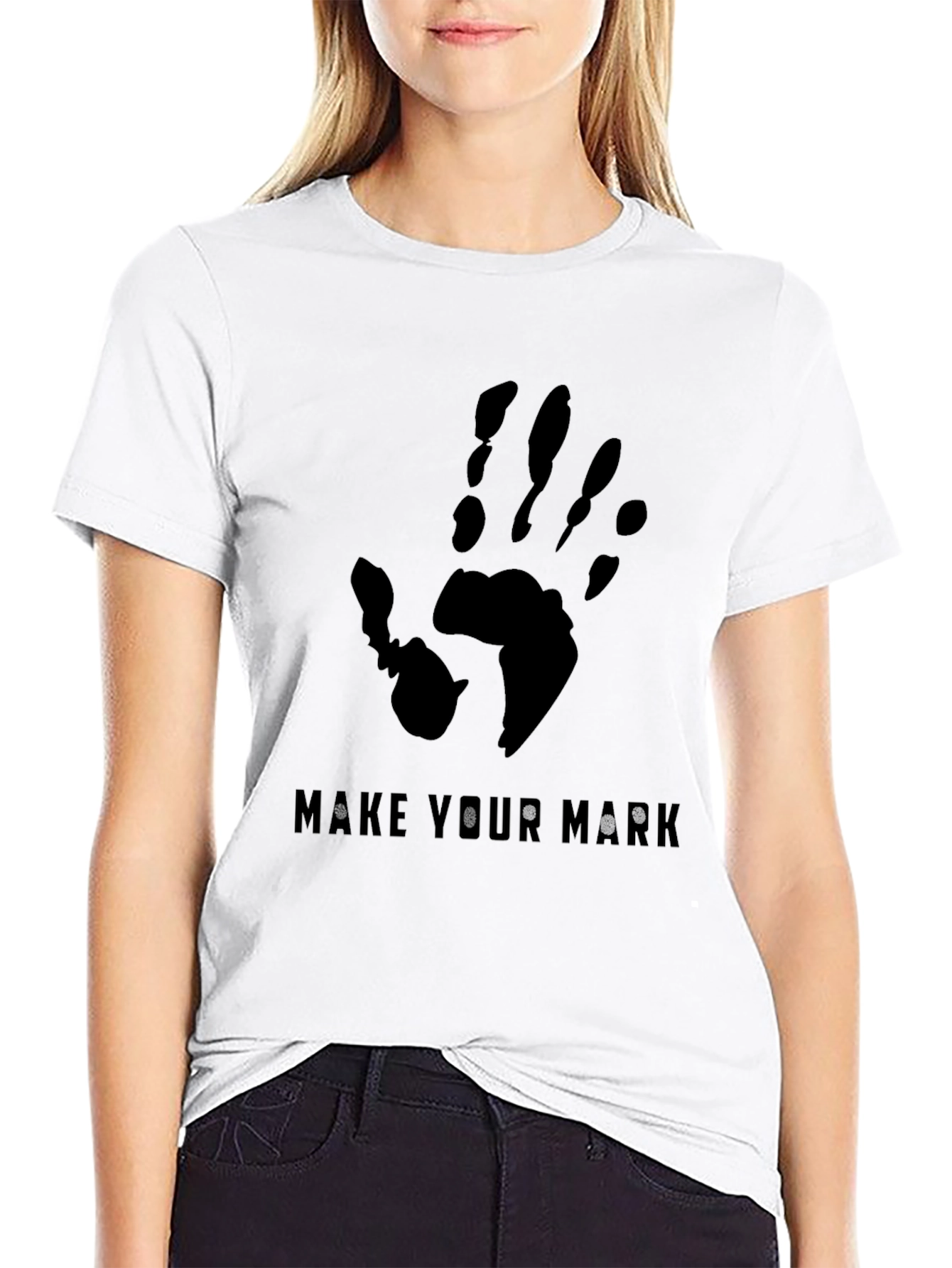 Make Your Mark Graphic T-Shirt - Black