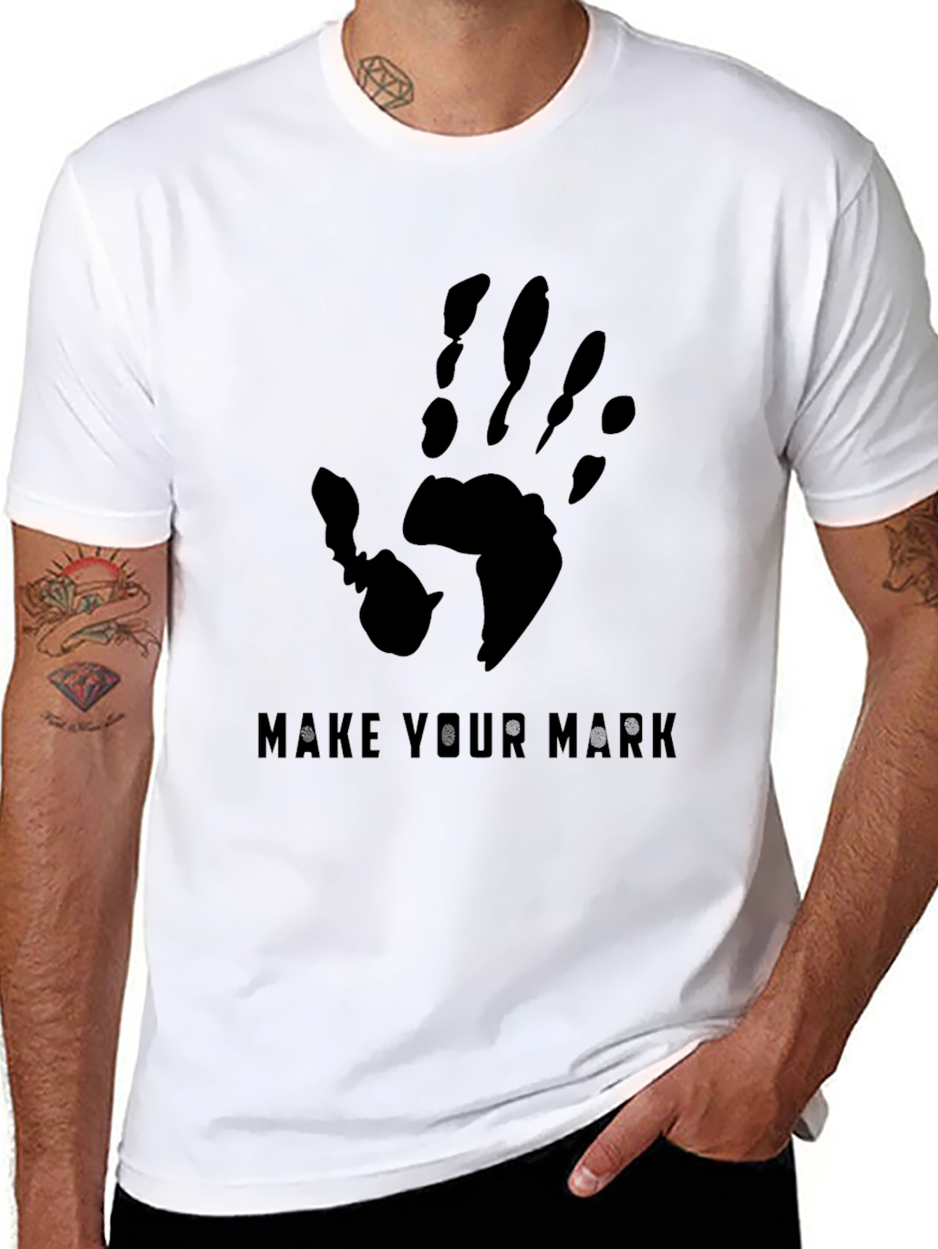 Make Your Mark Graphic T-Shirt - Black