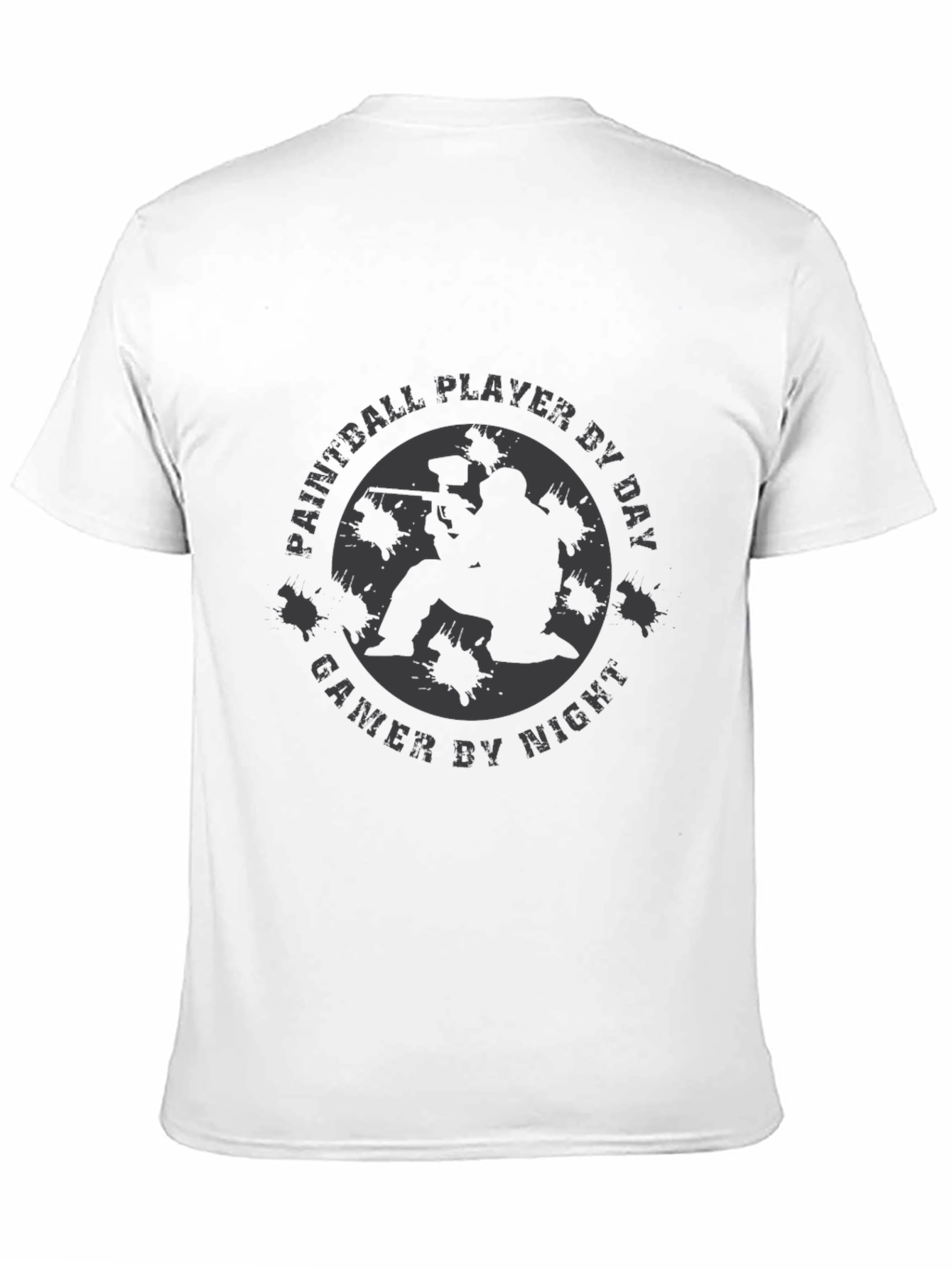 Paintball Player T-Shirt - Gamer By Night
