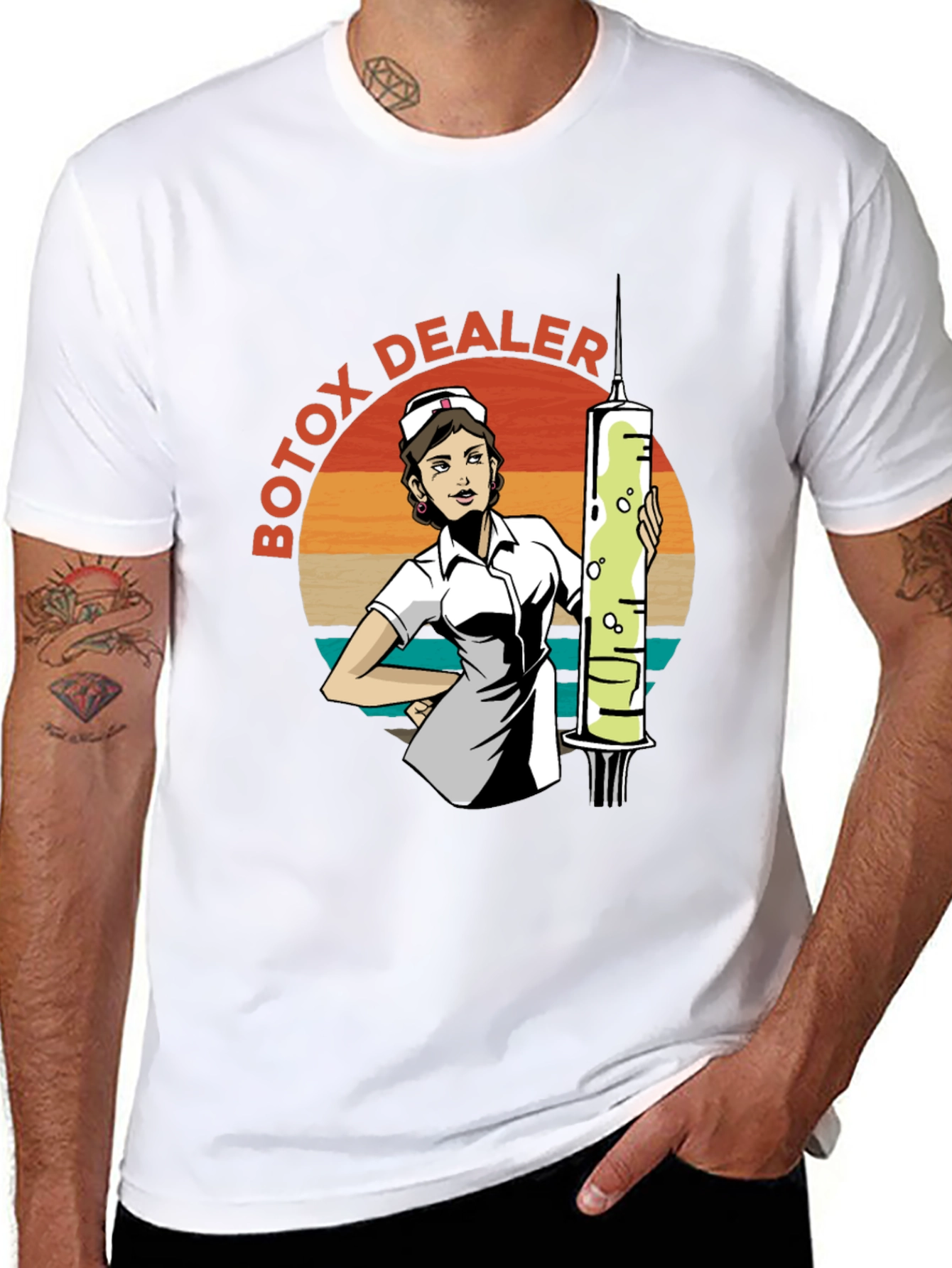 Botox Dealer T-Shirt - Novelty Graphic Tee