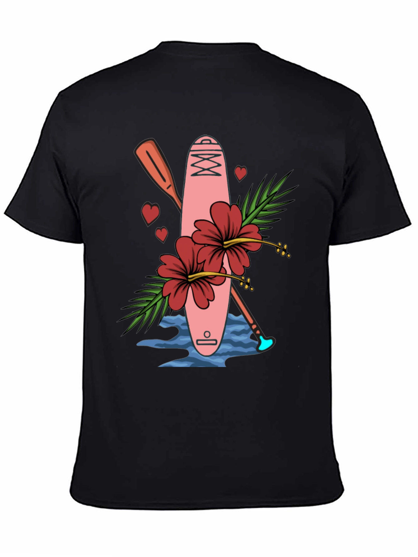 Tropical Paddle Board Graphic Tee