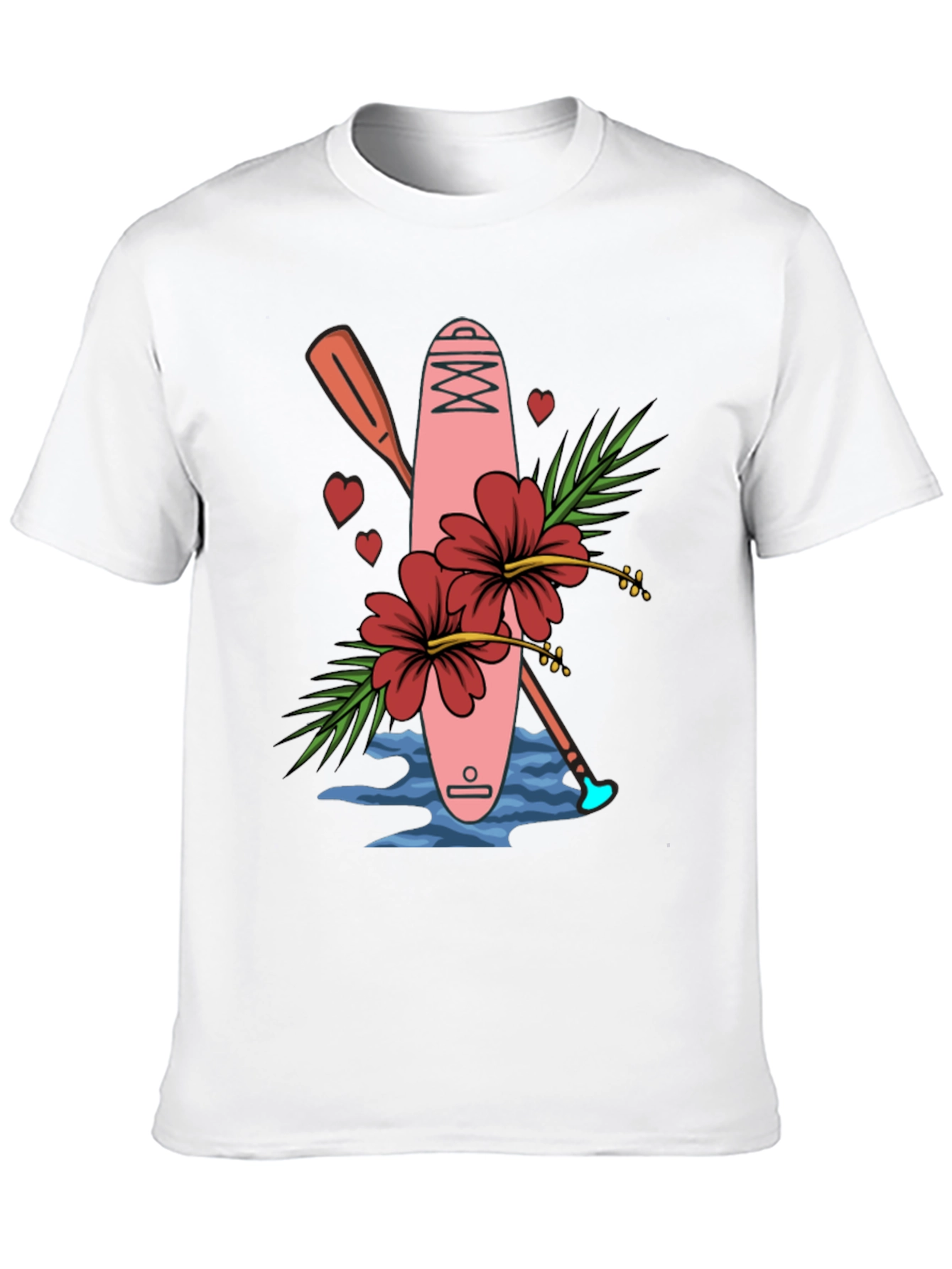 Tropical Paddle Board Graphic Tee