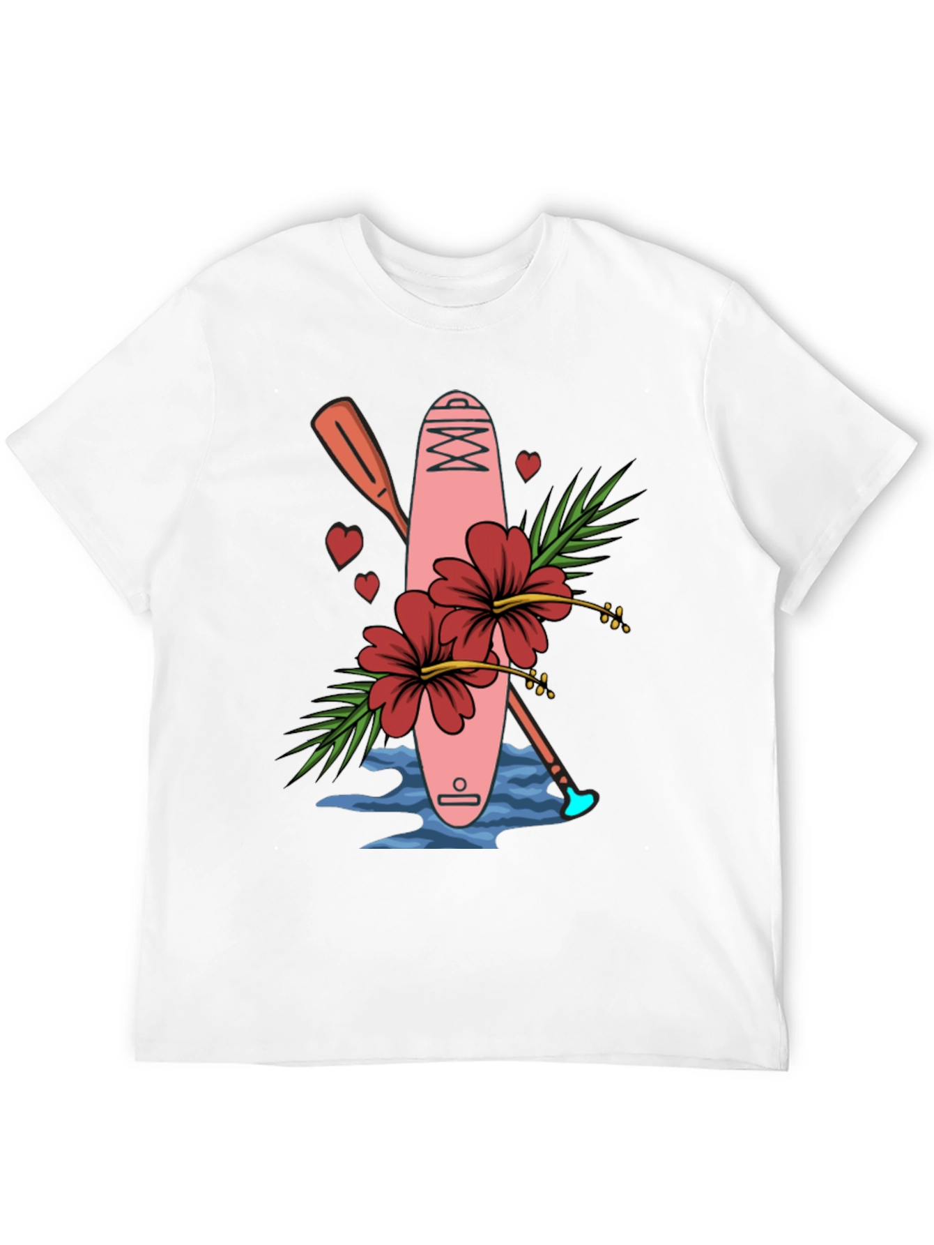 Tropical Paddle Board Graphic Tee
