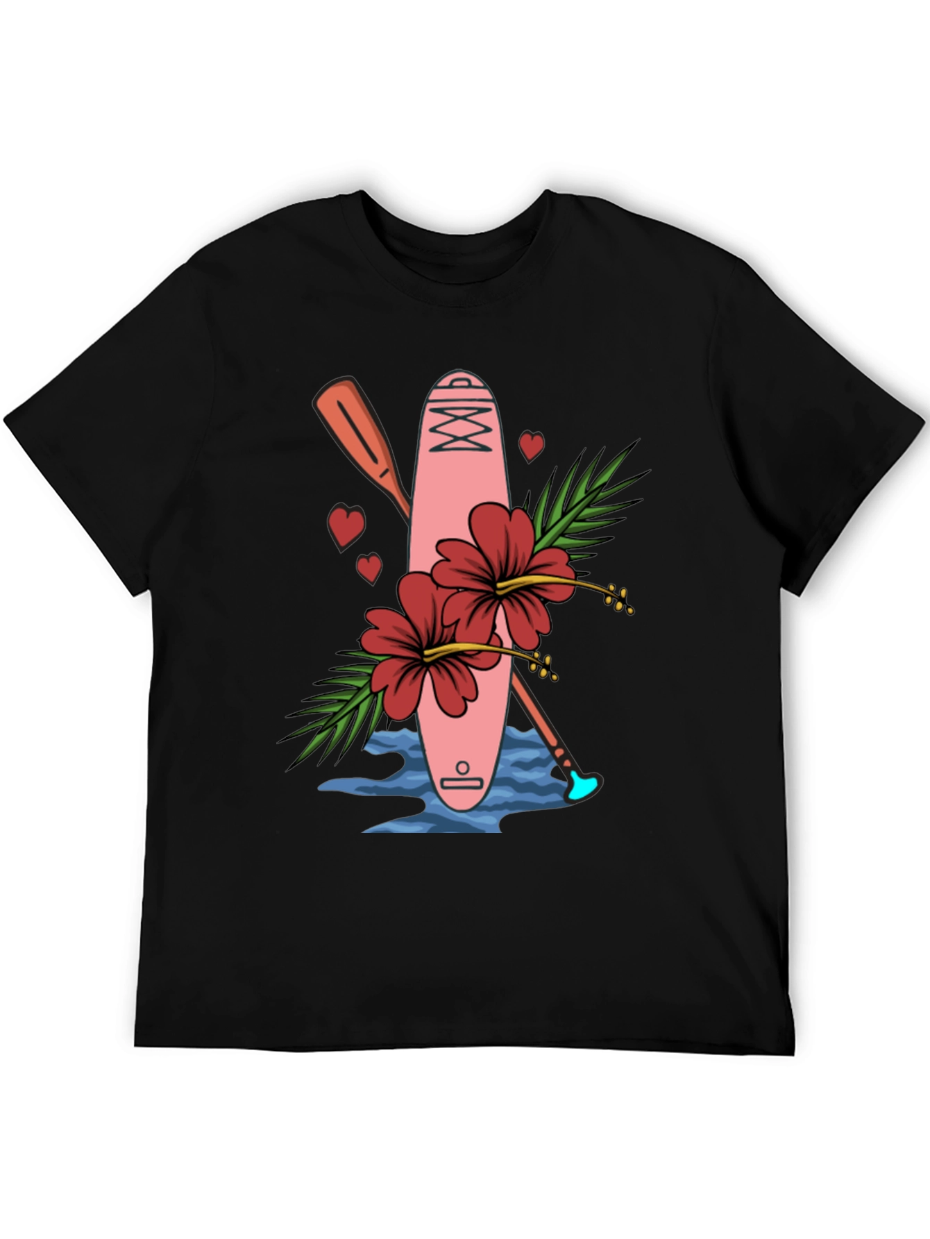 Tropical Paddle Board Graphic Tee