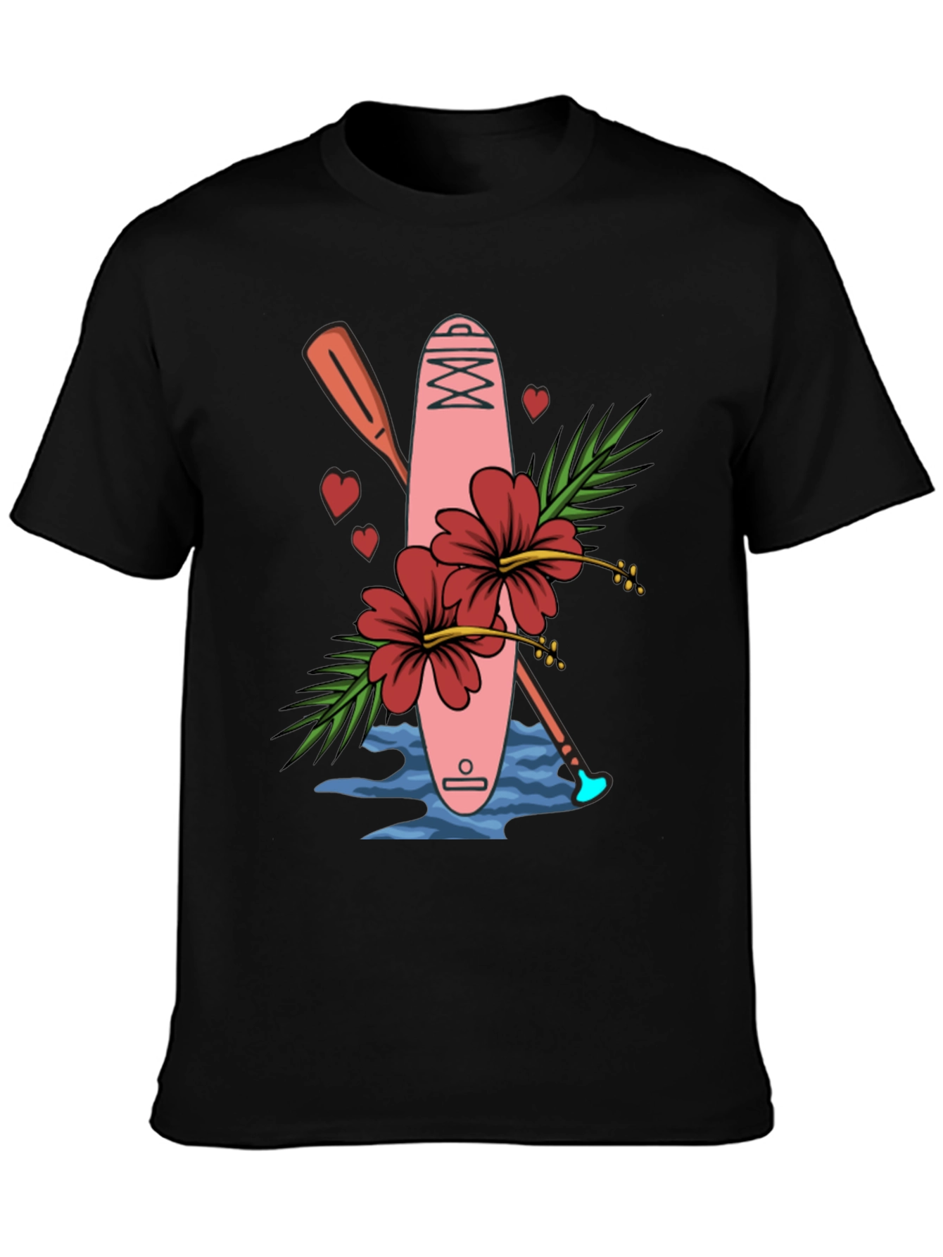 Tropical Paddle Board Graphic Tee