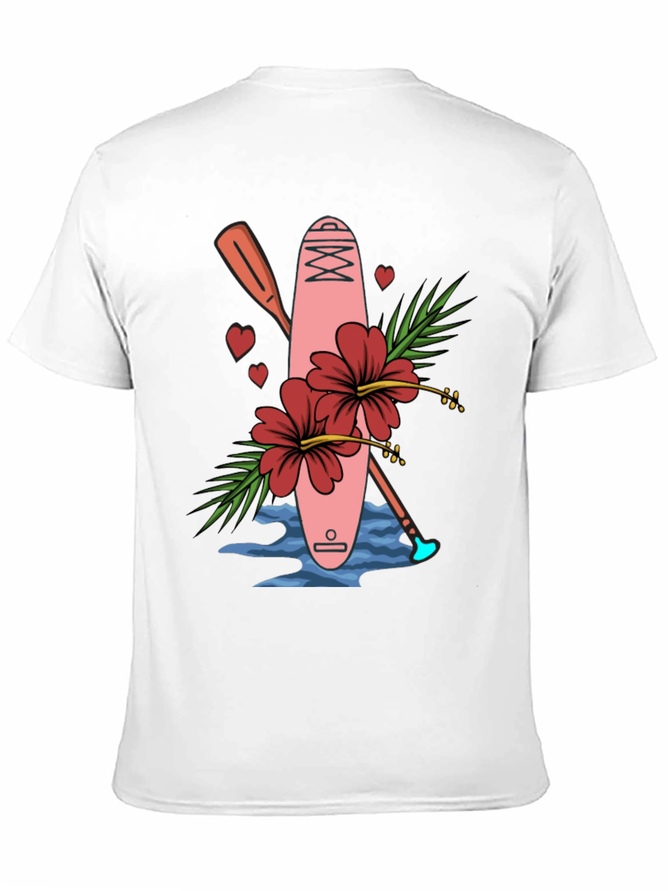 Tropical Paddle Board Graphic Tee