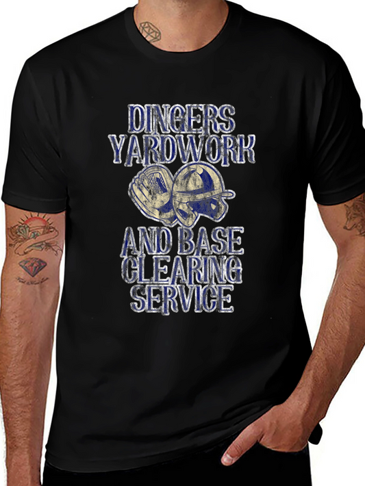 Dinger Yardwork Baseball T-Shirt
