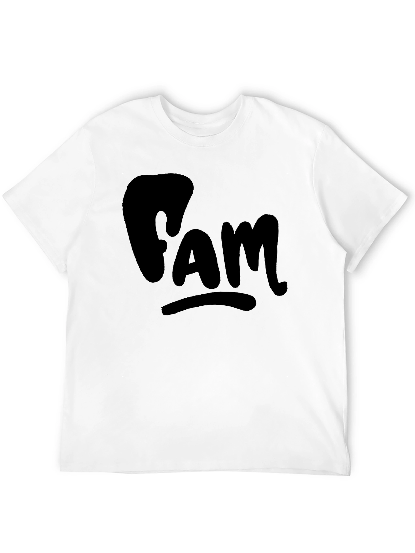 FAM Black T-Shirt - Casual Comfort