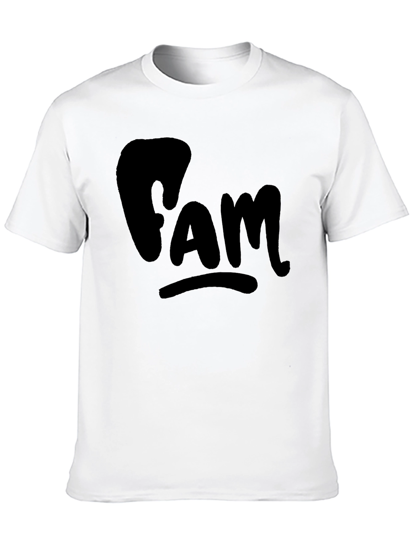 FAM Black T-Shirt - Casual Comfort