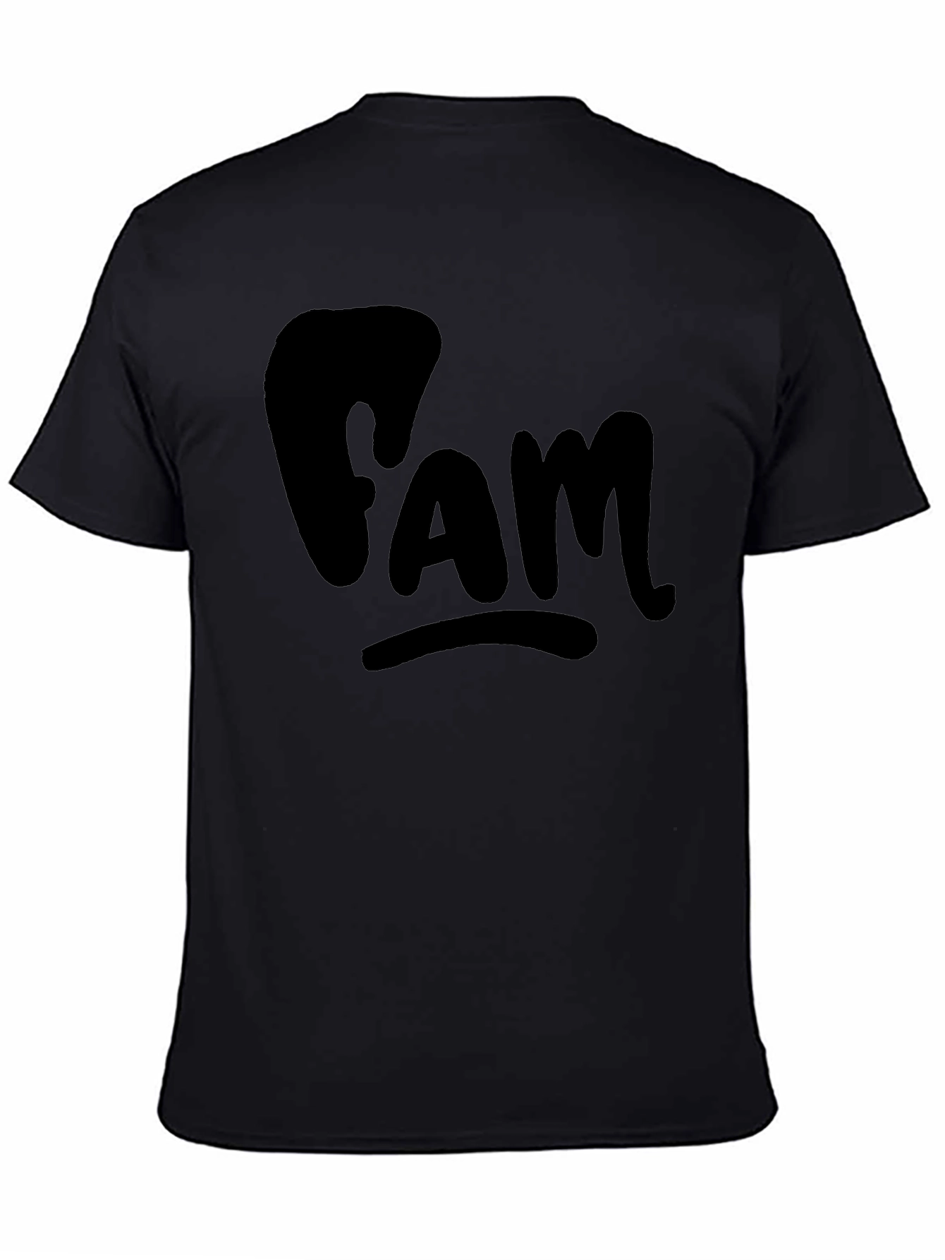 FAM Black T-Shirt - Casual Comfort