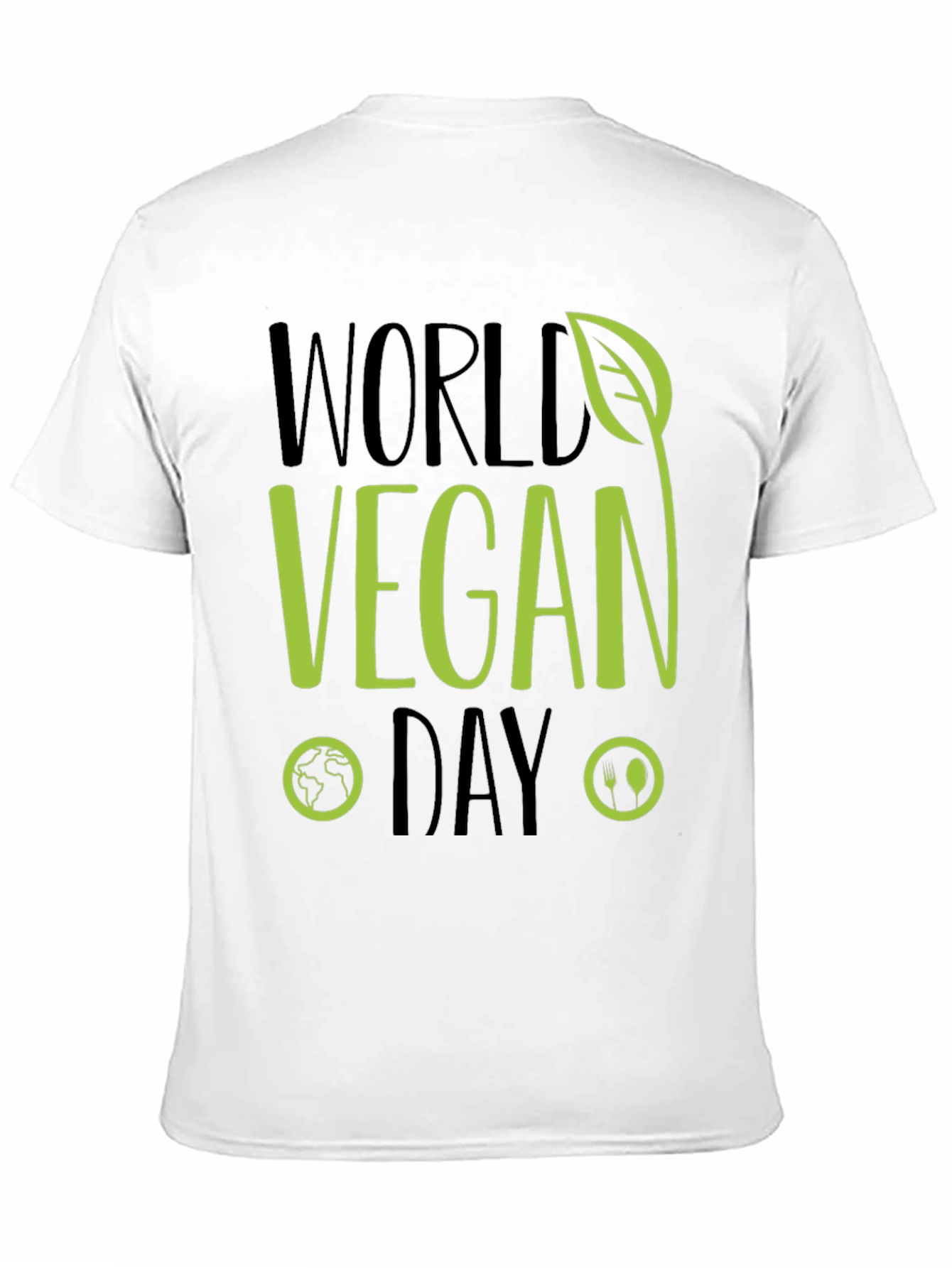 World Vegan Day T-Shirt - Green Design