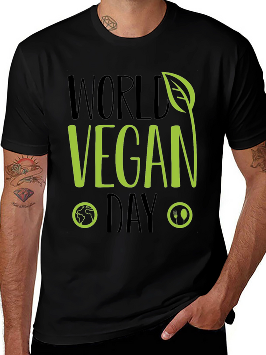 World Vegan Day T-Shirt - Green Design
