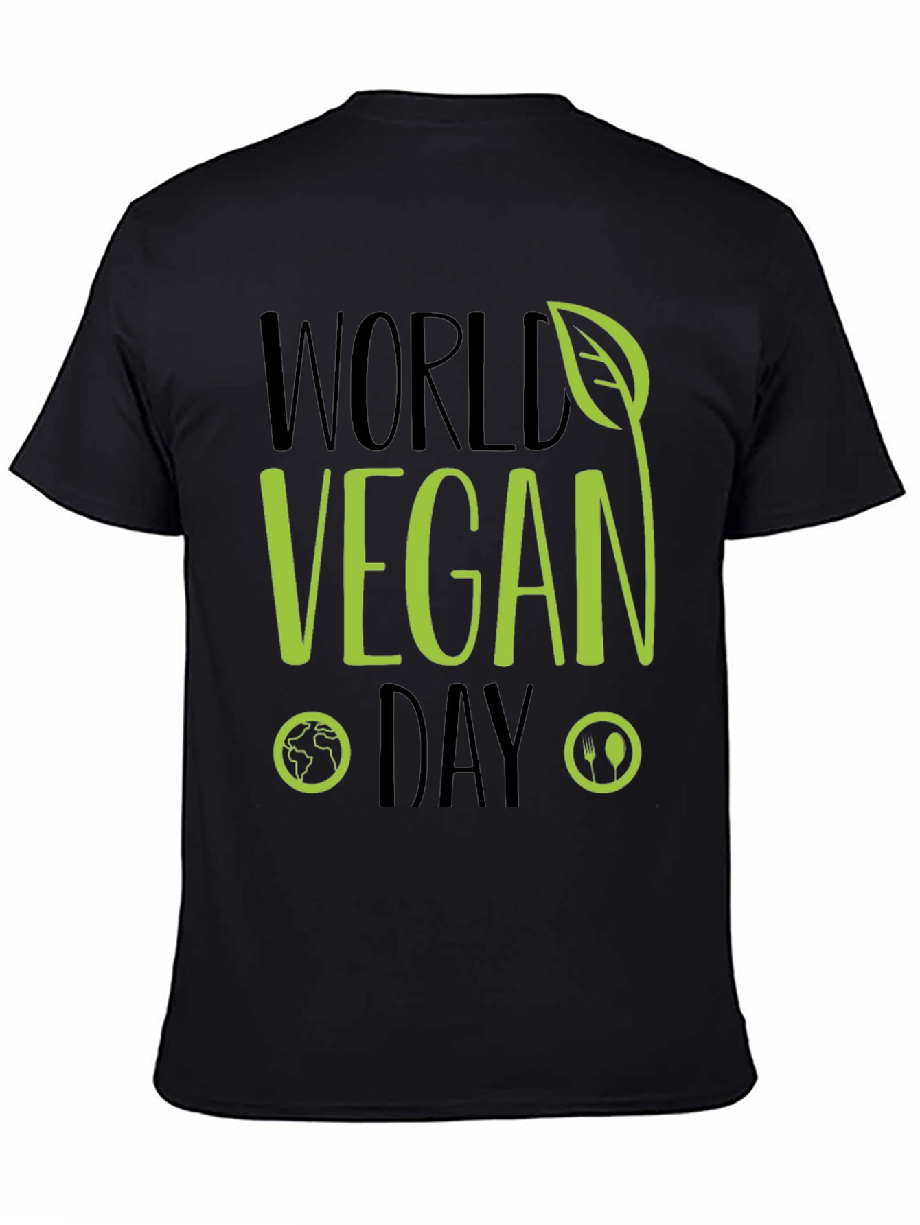 World Vegan Day T-Shirt - Green Design