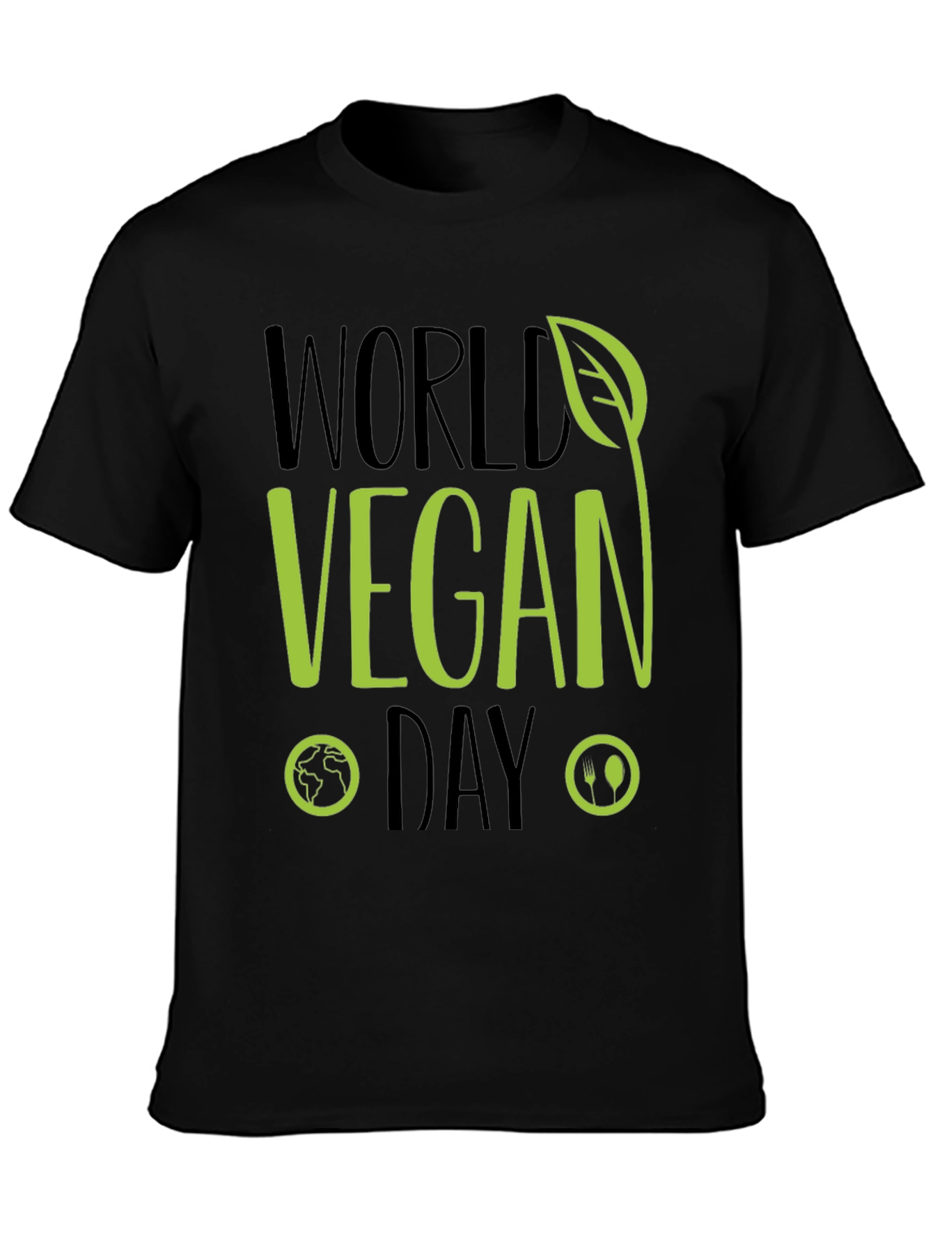World Vegan Day T-Shirt - Green Design