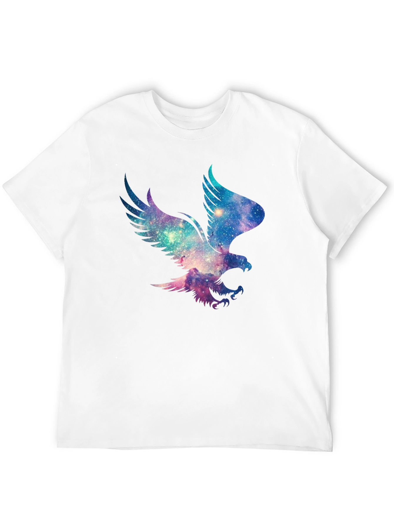 Galaxy Eagle Graphic Black T-Shirt