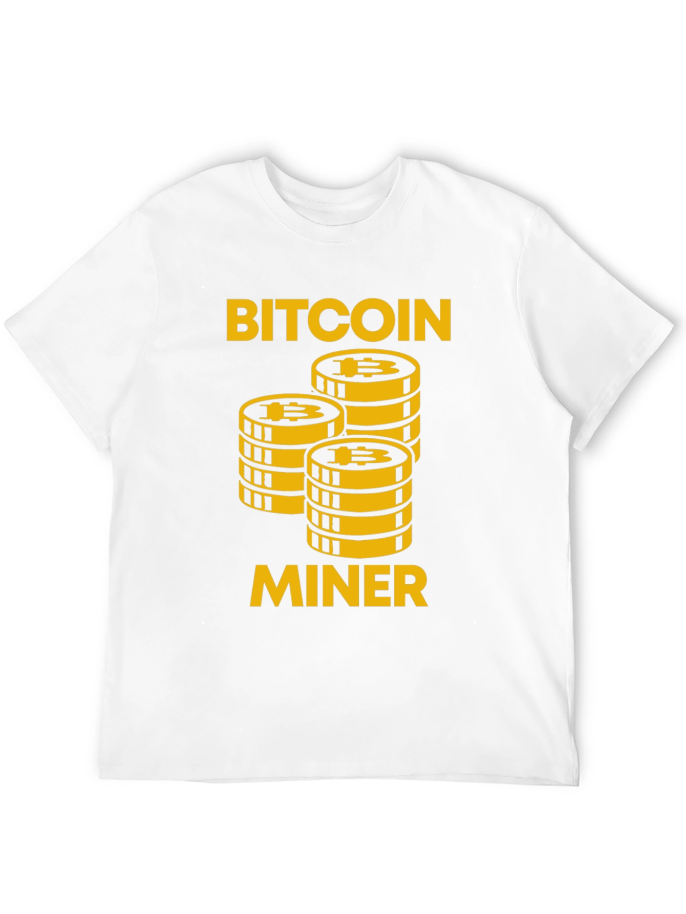 Bitcoin Miner Graphic Tee - Crypto Enthusiast Apparel
