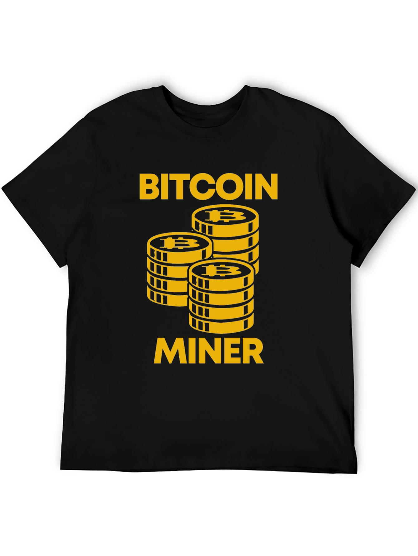 Bitcoin Miner Graphic Tee - Crypto Enthusiast Apparel