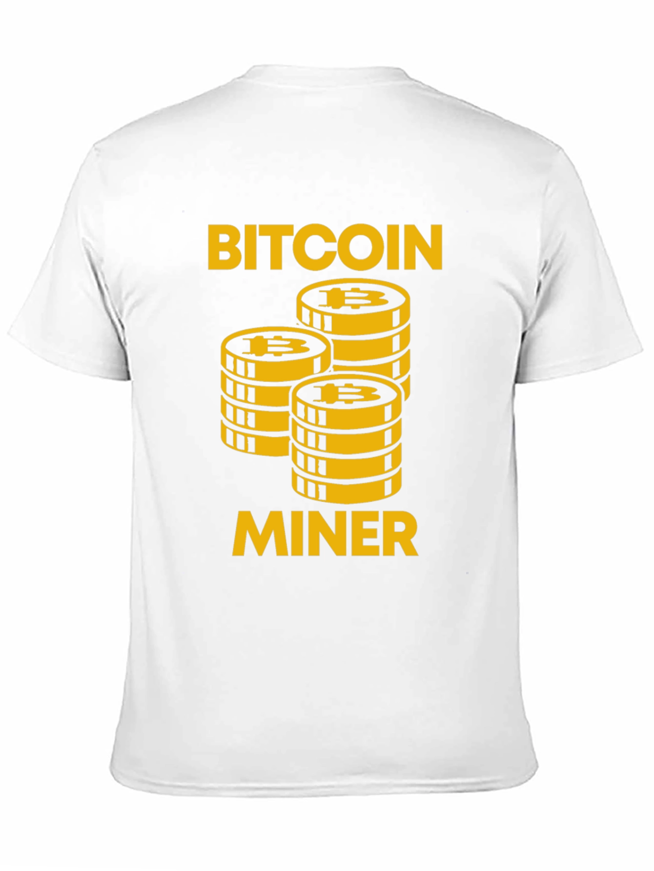 Bitcoin Miner Graphic Tee - Crypto Enthusiast Apparel