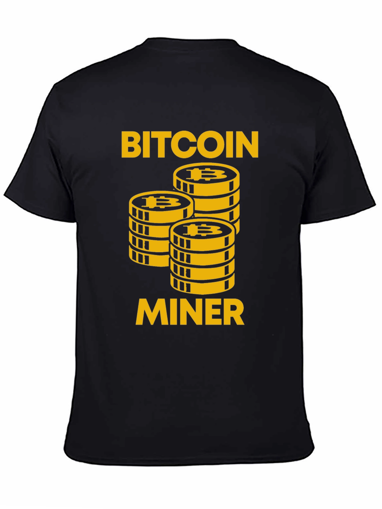 Bitcoin Miner Graphic Tee - Crypto Enthusiast Apparel