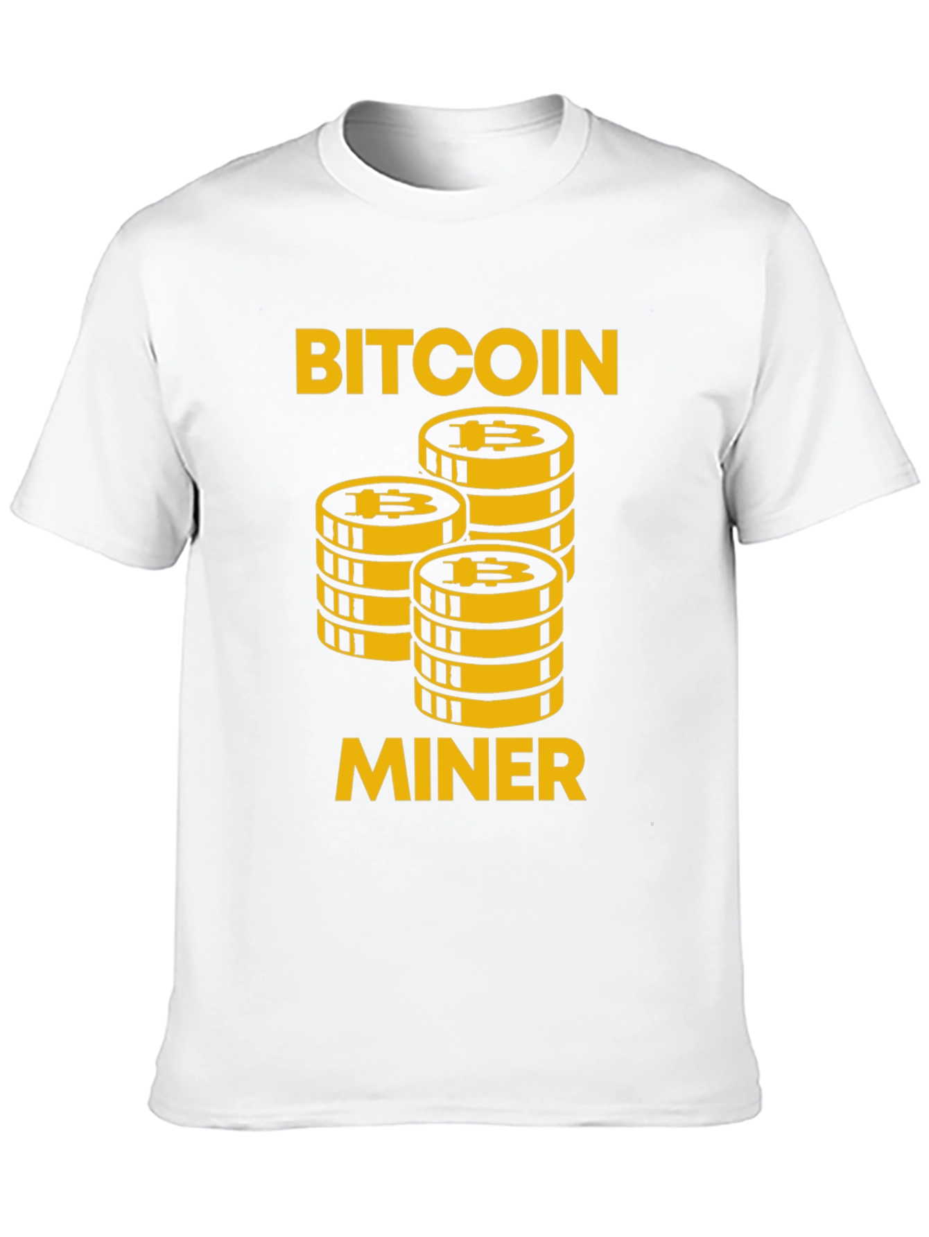Bitcoin Miner Graphic Tee - Crypto Enthusiast Apparel