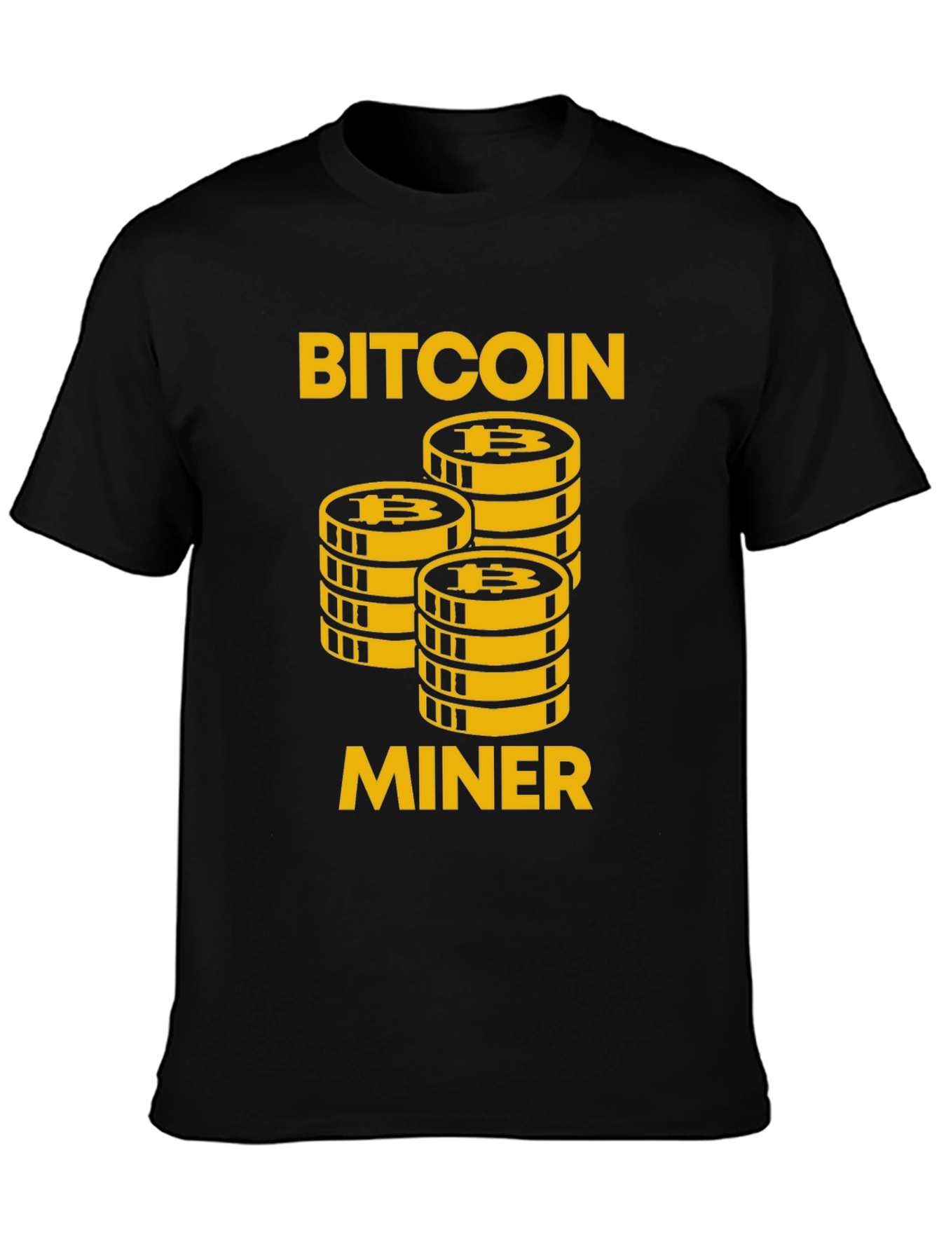 Bitcoin Miner Graphic Tee - Crypto Enthusiast Apparel