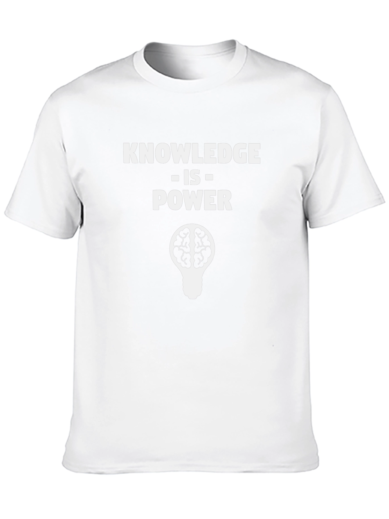 Knowledge Is Power Brain T-Shirt