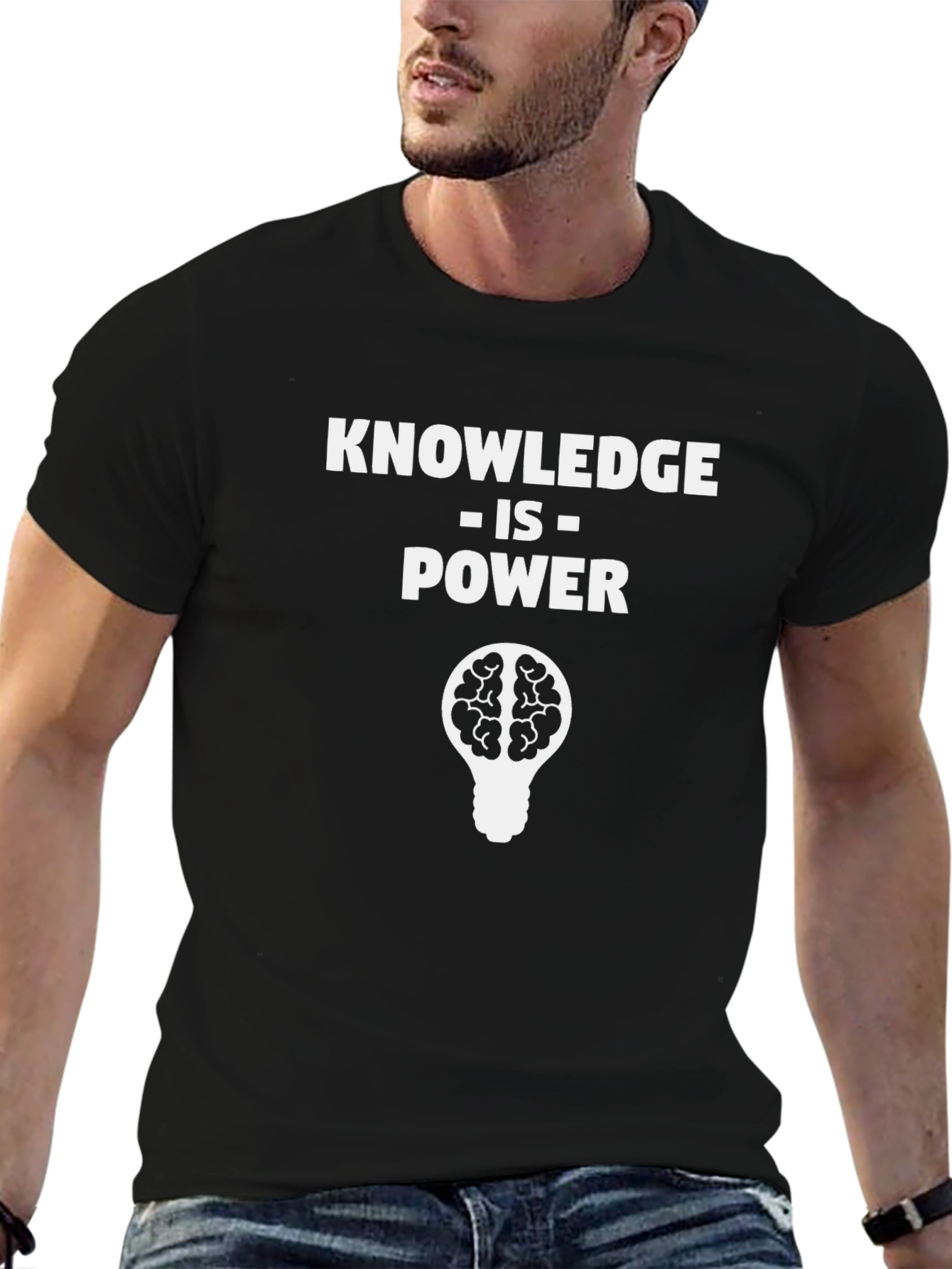 Knowledge Is Power Brain T-Shirt