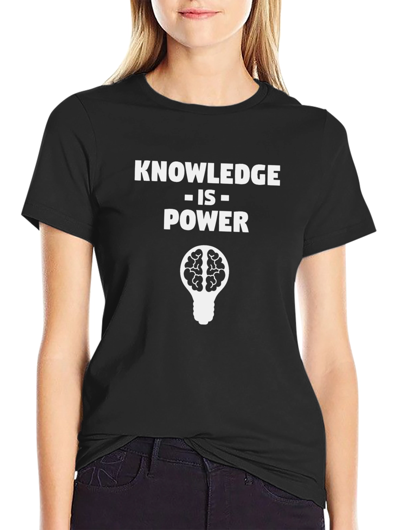 Knowledge Is Power Brain T-Shirt