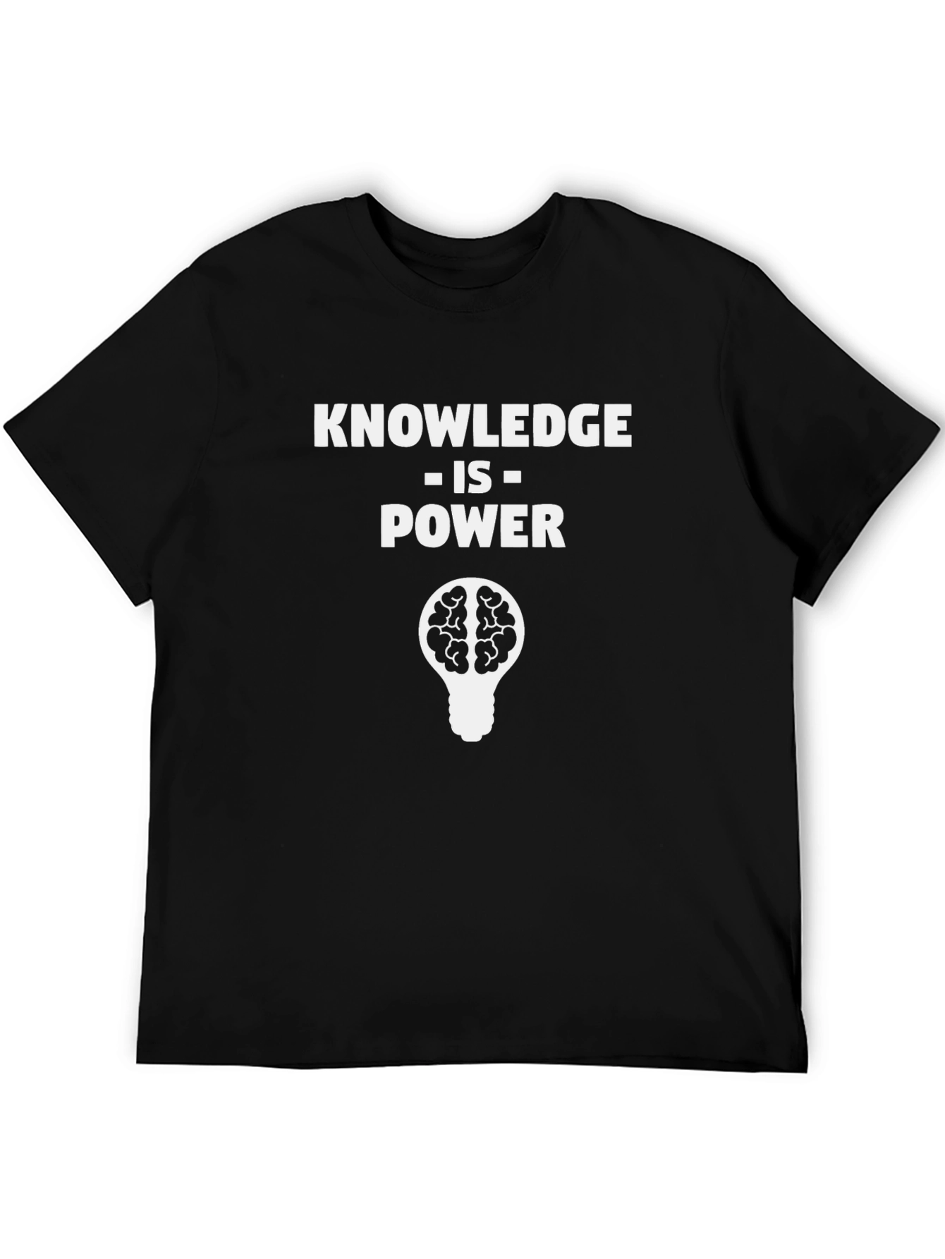 Knowledge Is Power Brain T-Shirt