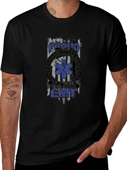 Proud Dad of a Brave EMT T-Shirt
