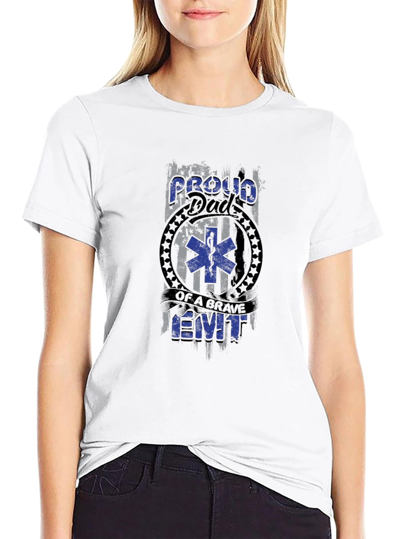Proud Dad of a Brave EMT T-Shirt