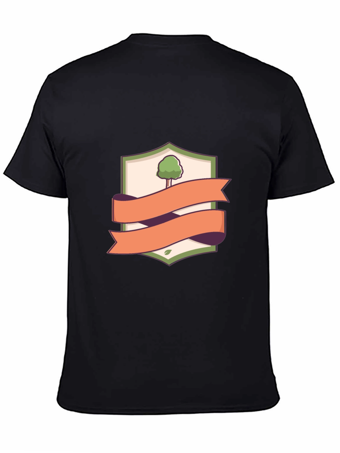 Nature Shield Graphic Tee - Classic Black T-Shirt