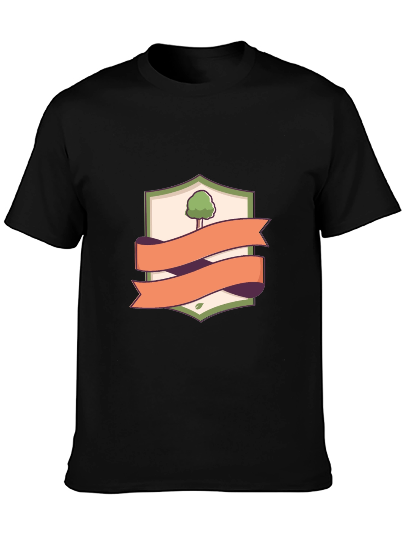 Nature Shield Graphic Tee - Classic Black T-Shirt