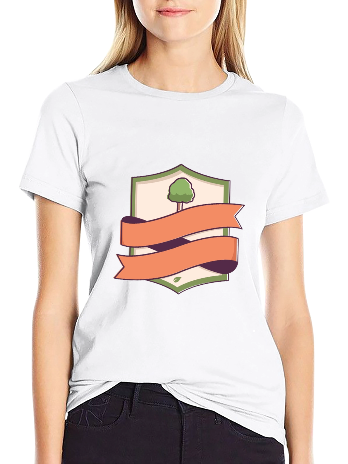 Nature Shield Graphic Tee - Classic Black T-Shirt