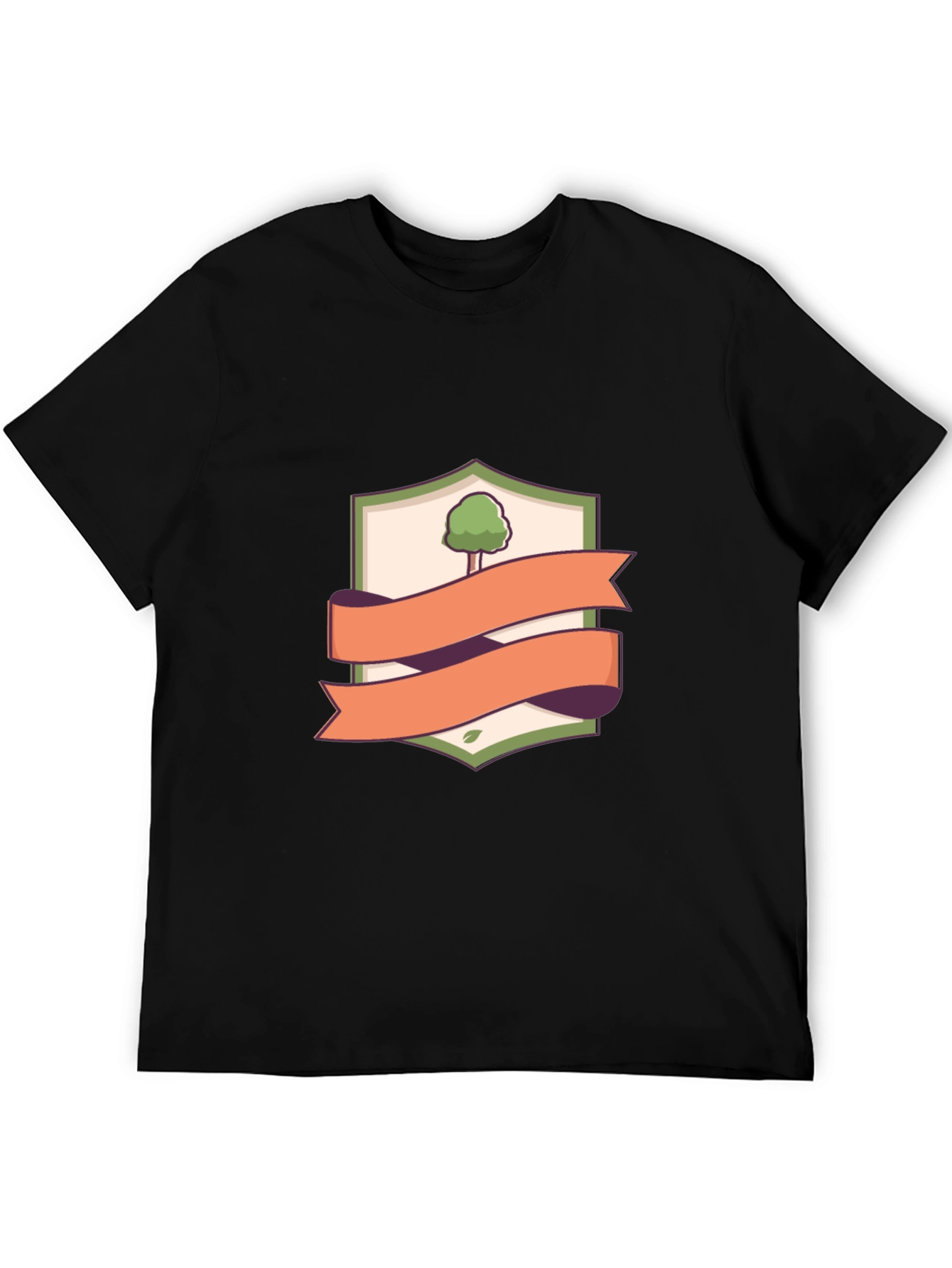Nature Shield Graphic Tee - Classic Black T-Shirt