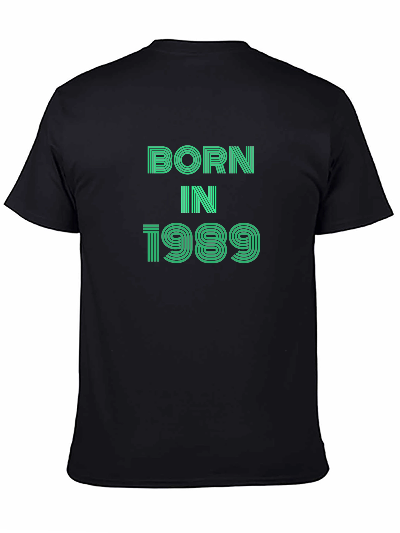 Born In 1989 Graphic Tee - Black