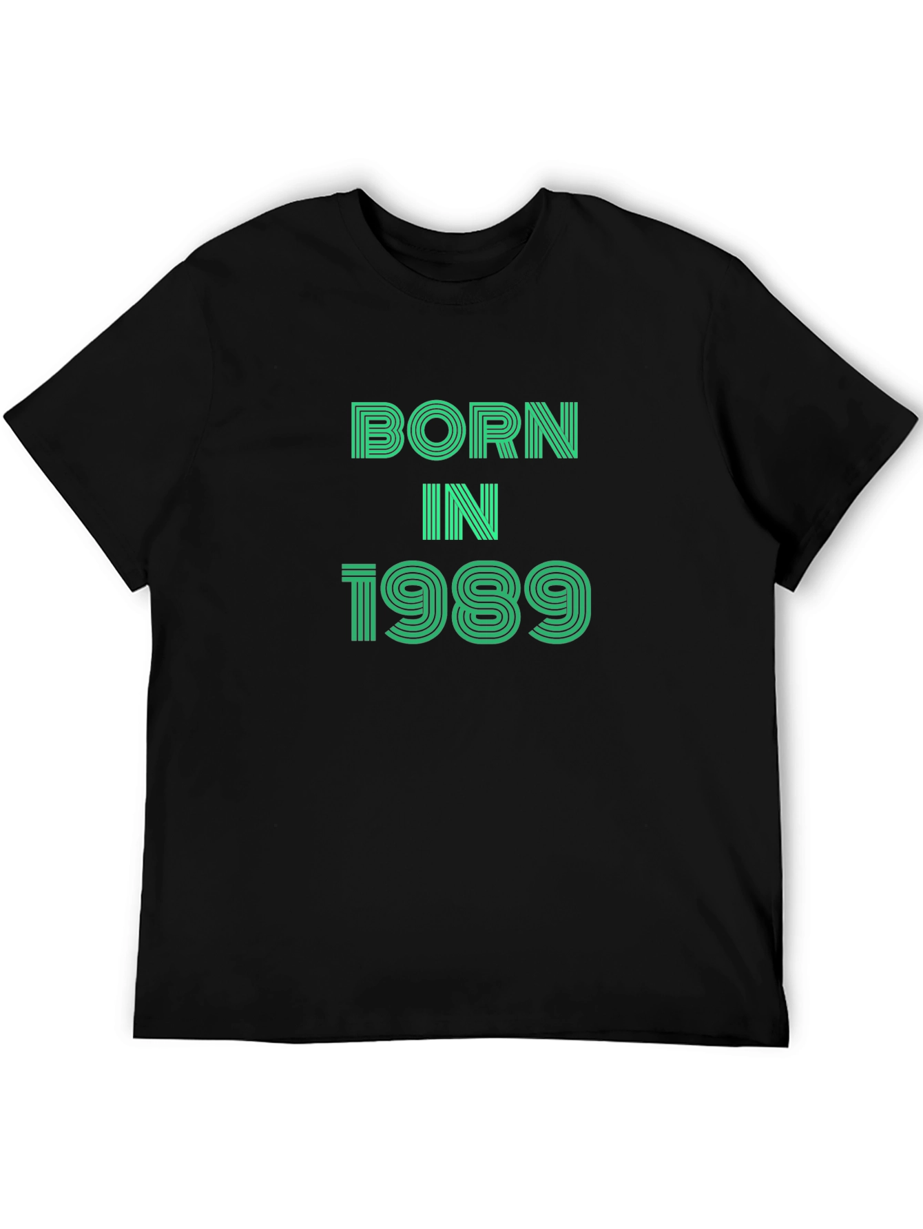 Born In 1989 Graphic Tee - Black