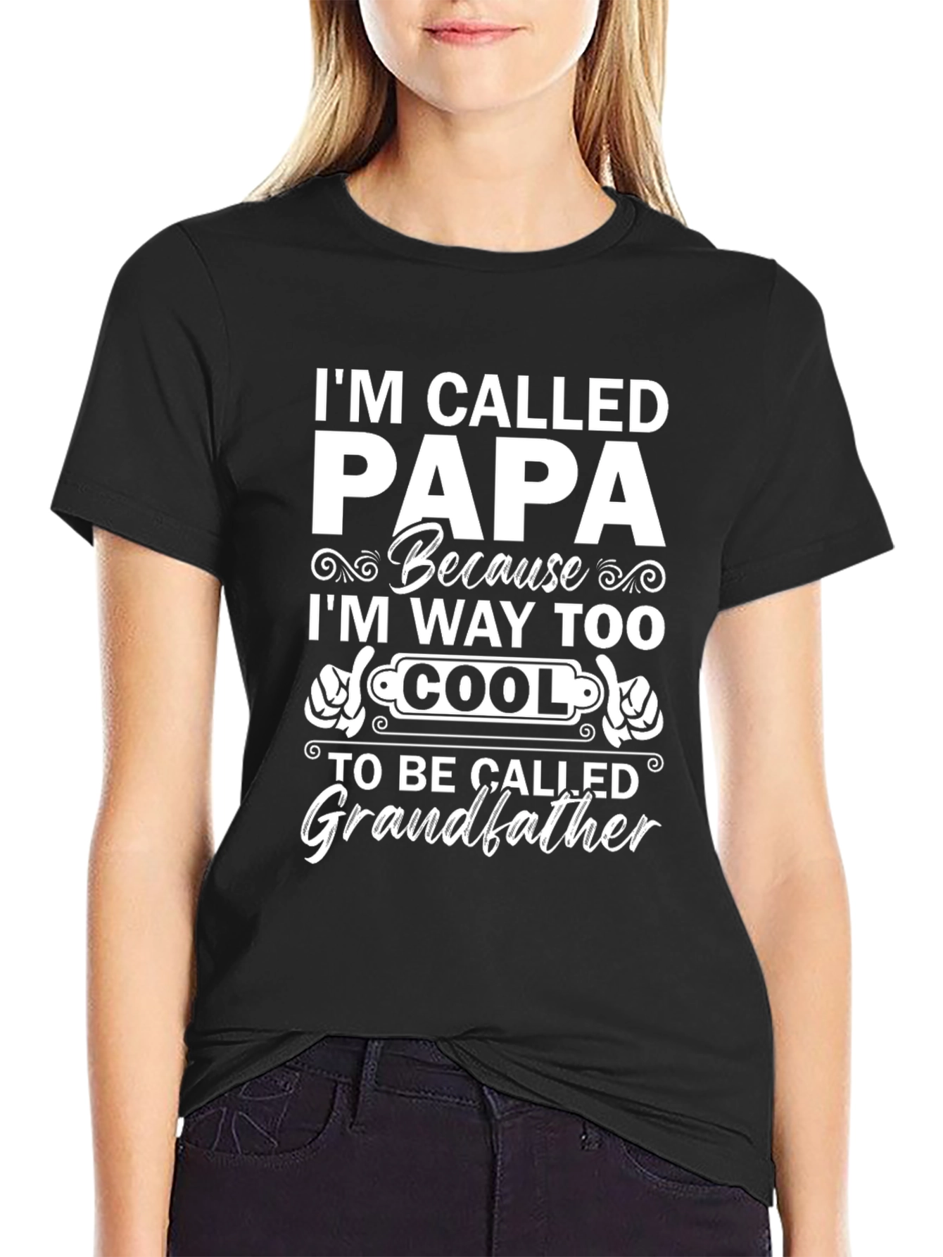 Im Called Papa T-Shirt - Cool Grandfather Tee
