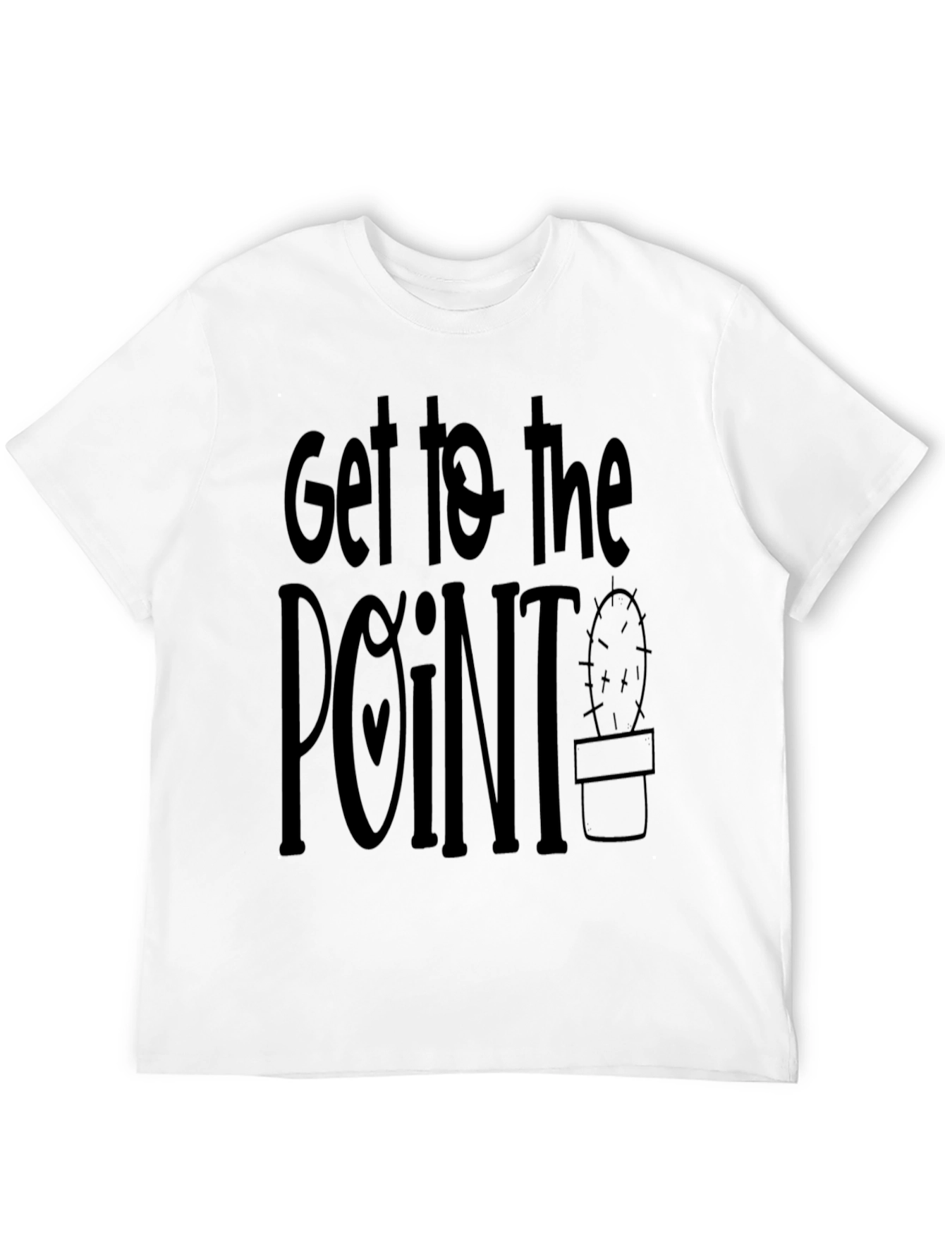 Get to the Point Graphic Tee - Black