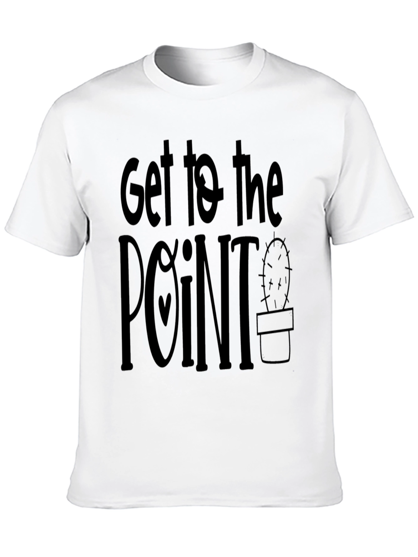 Get to the Point Graphic Tee - Black