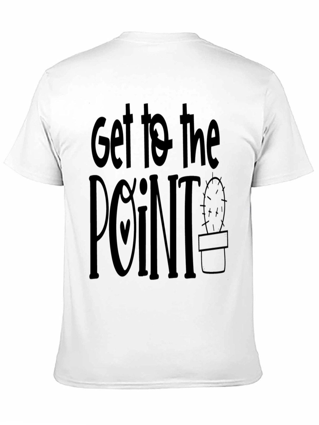 Get to the Point Graphic Tee - Black